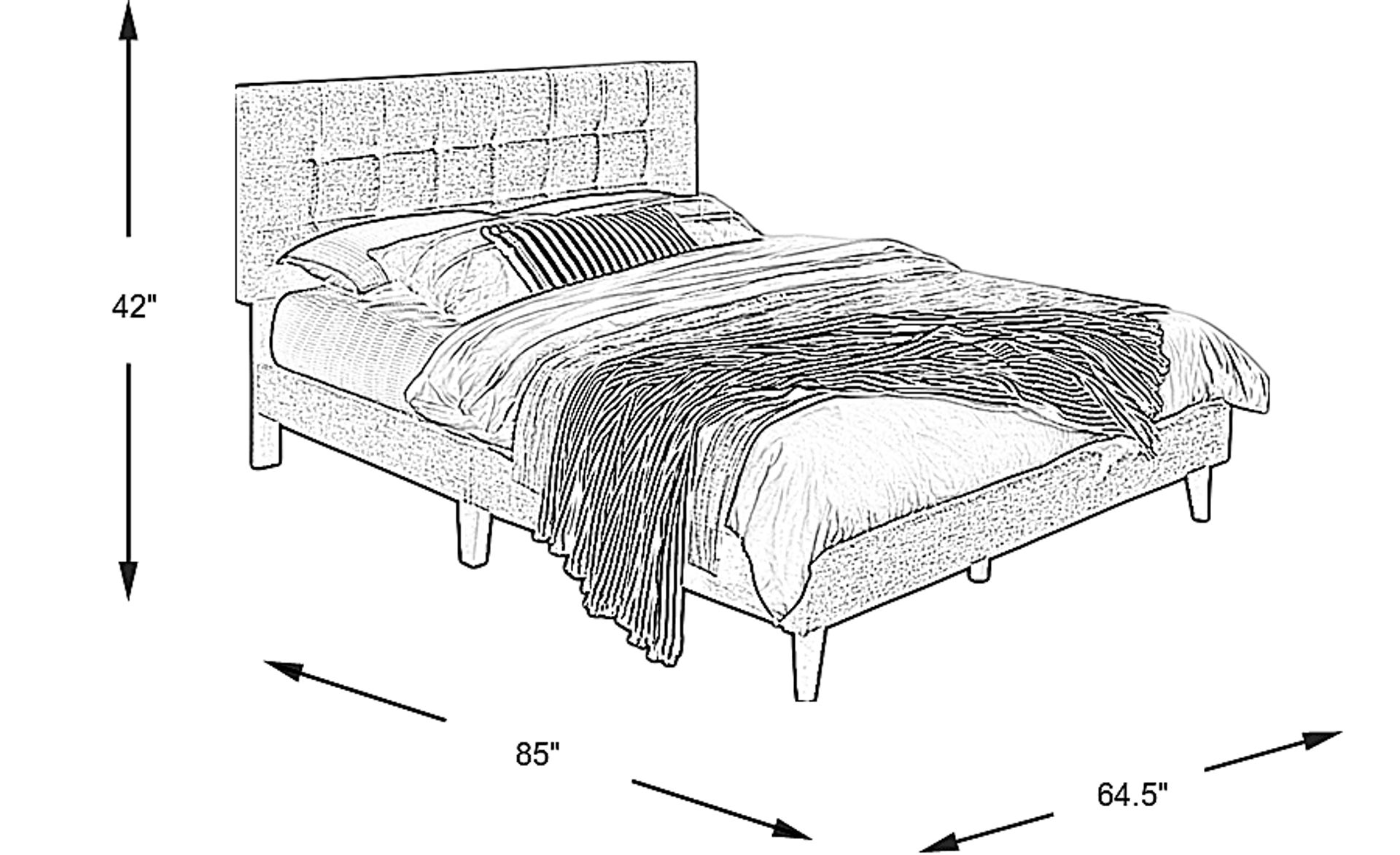 Dimension Image. Please refer to the Dimension Tab on this page for dimension details.