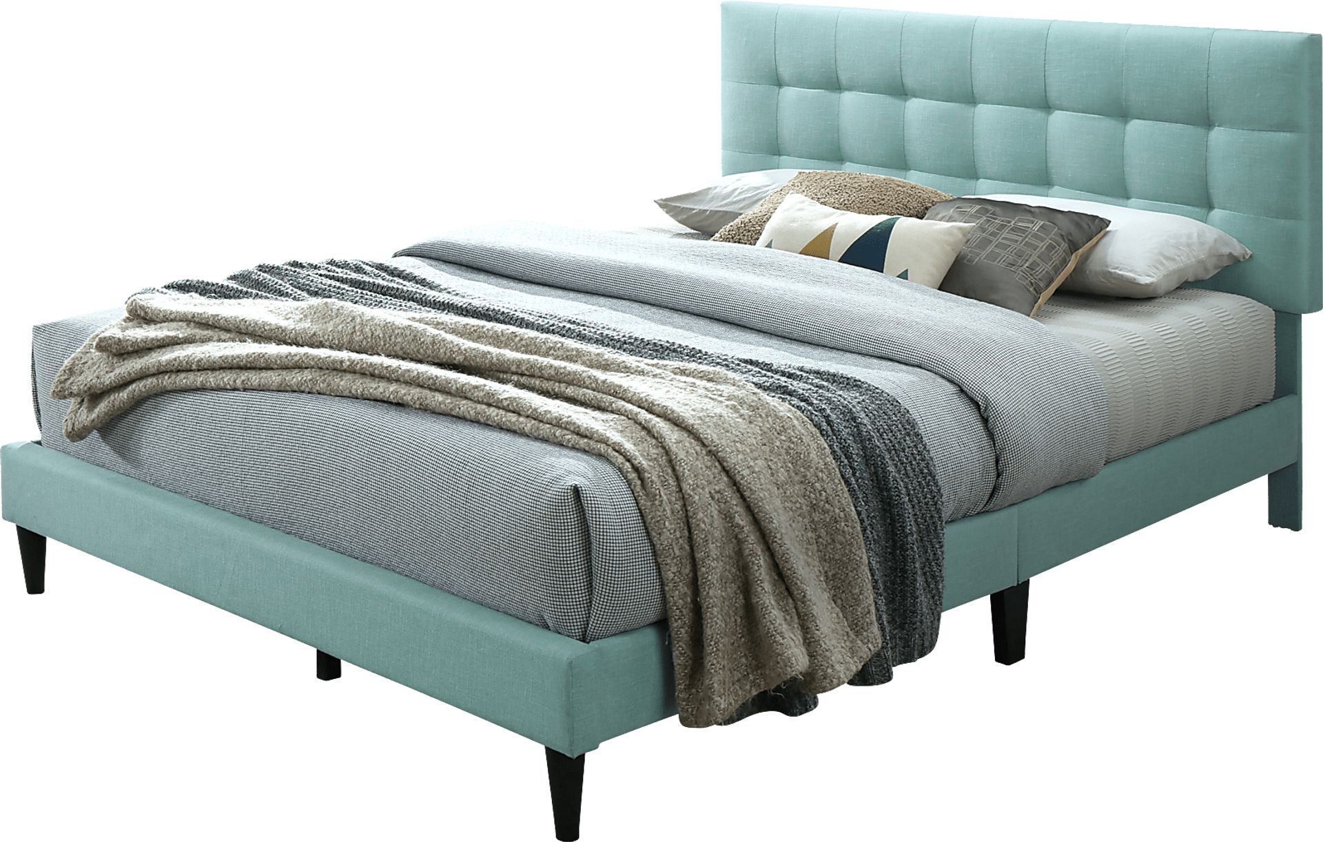 Gibney Green Bed - Image 1