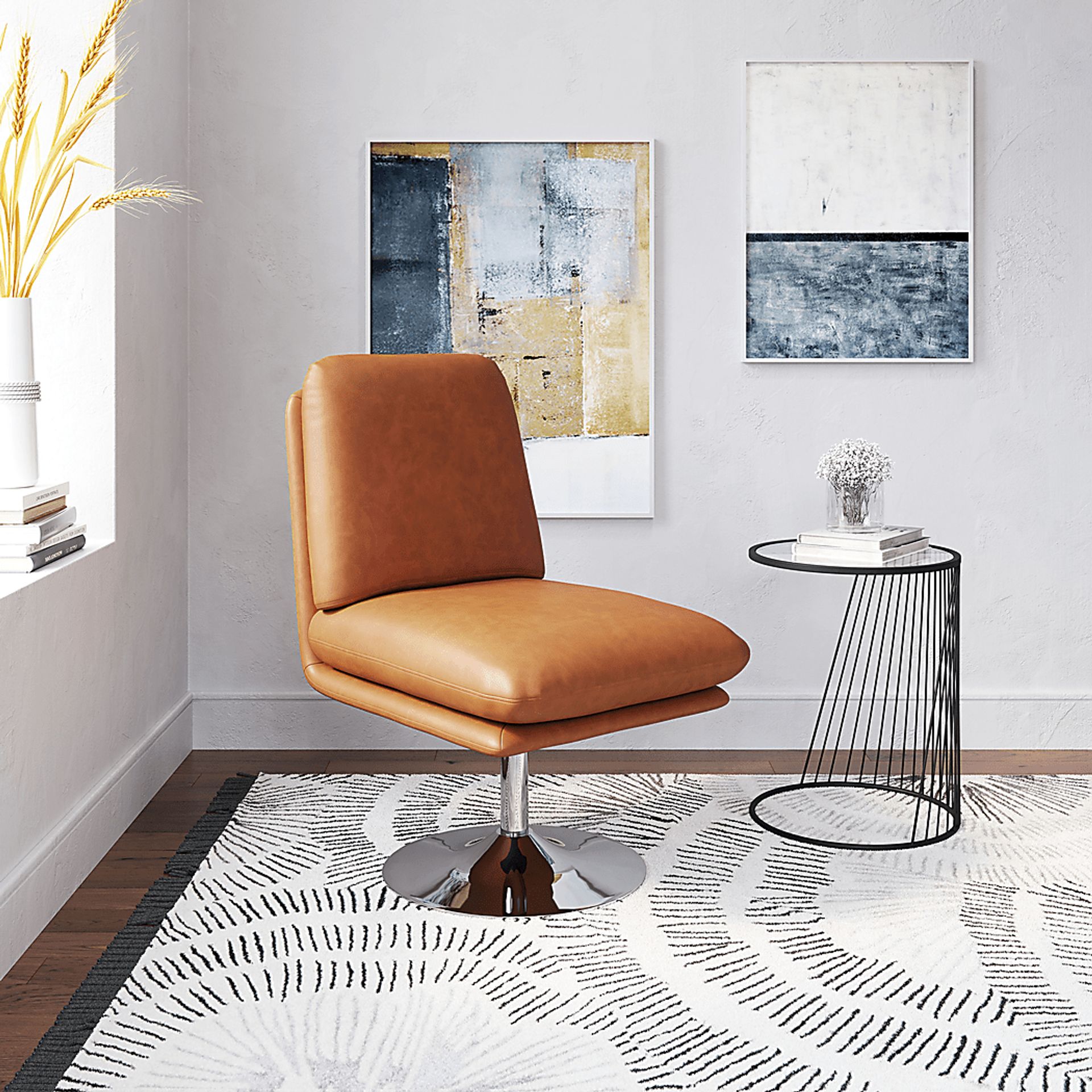 Gibstay Brown Accent Chair - Image 2