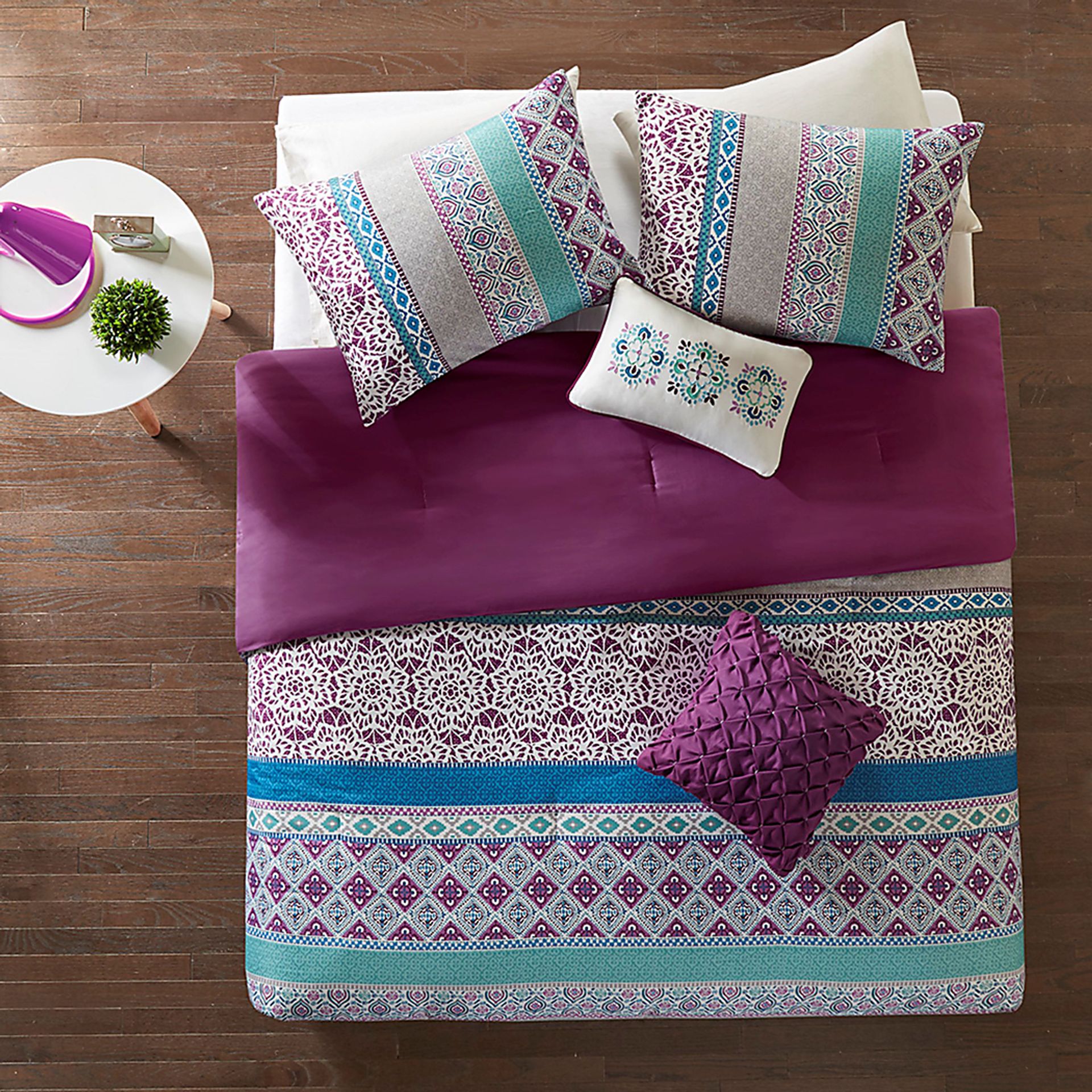 Kids Gidda Purple Full Comforter Set - Image 5