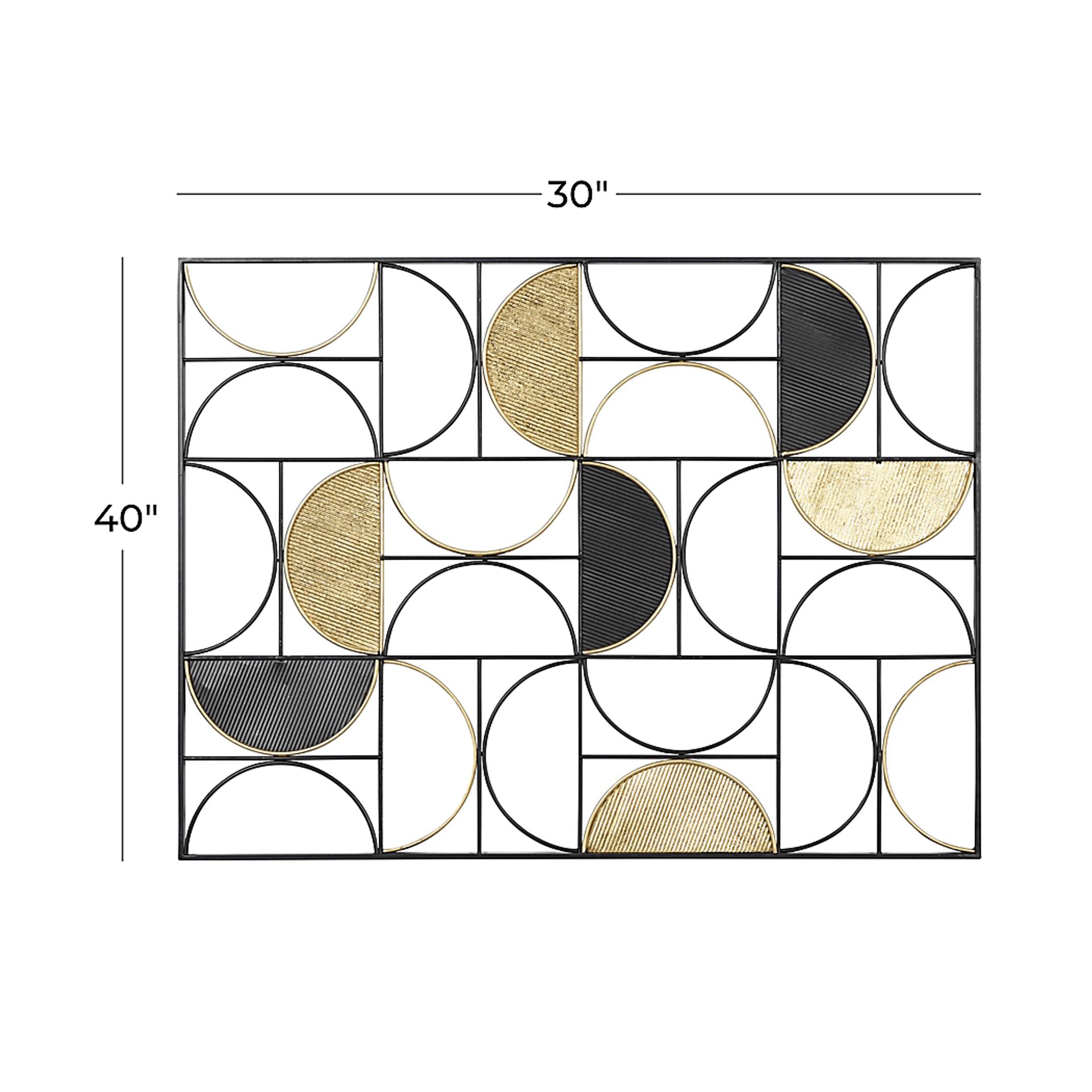 Gieni Black Wall Decor - Image 5