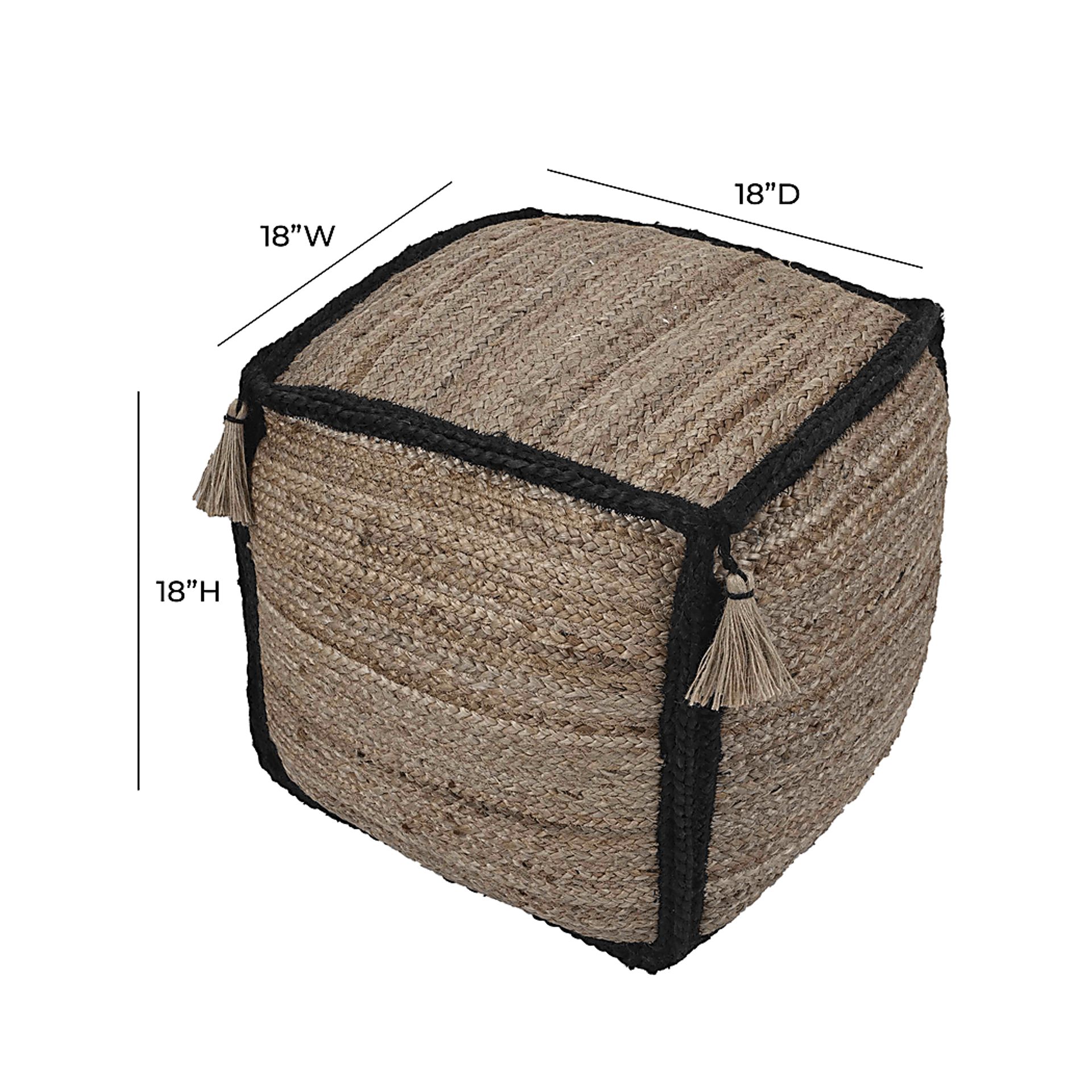 Gierlach Brown Ottoman - Image 5