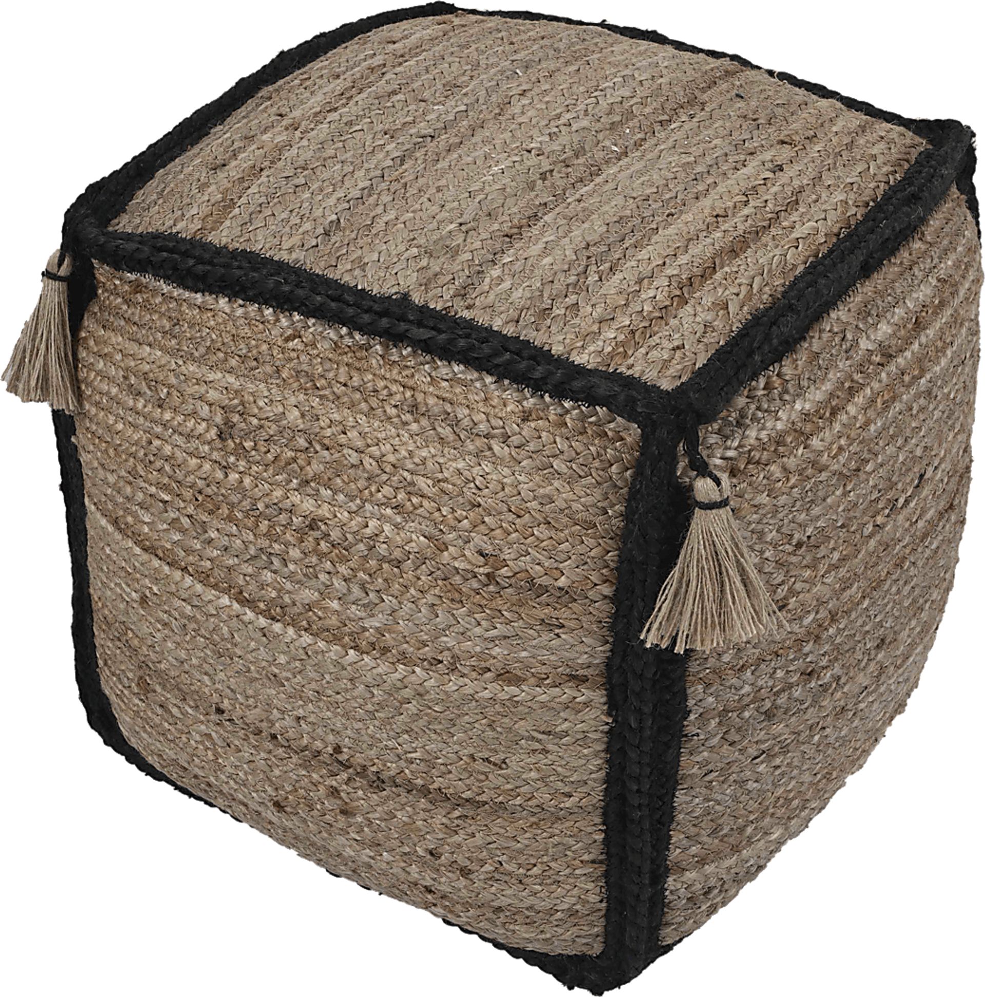 Gierlach Brown Ottoman - Image 1