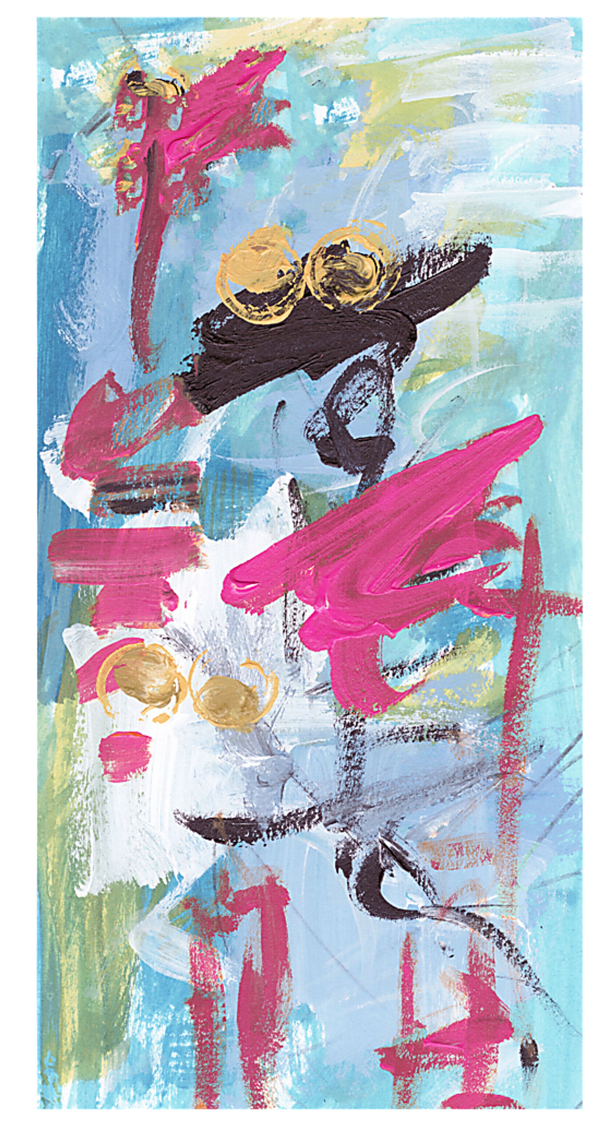 Gifted Mind Pink Artwork - Image 1