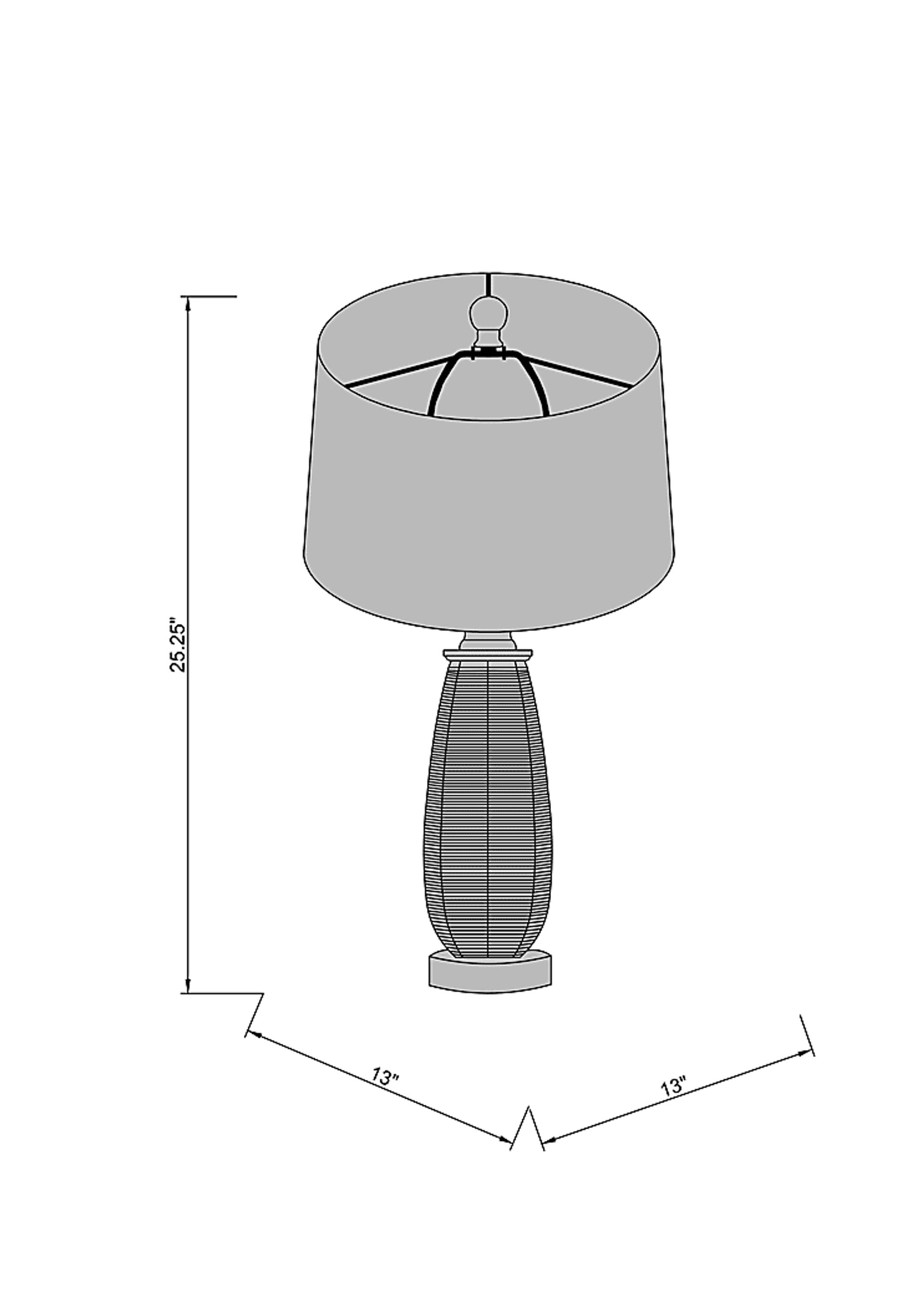 Gilberston Avenue Gray Lamp - Image 3