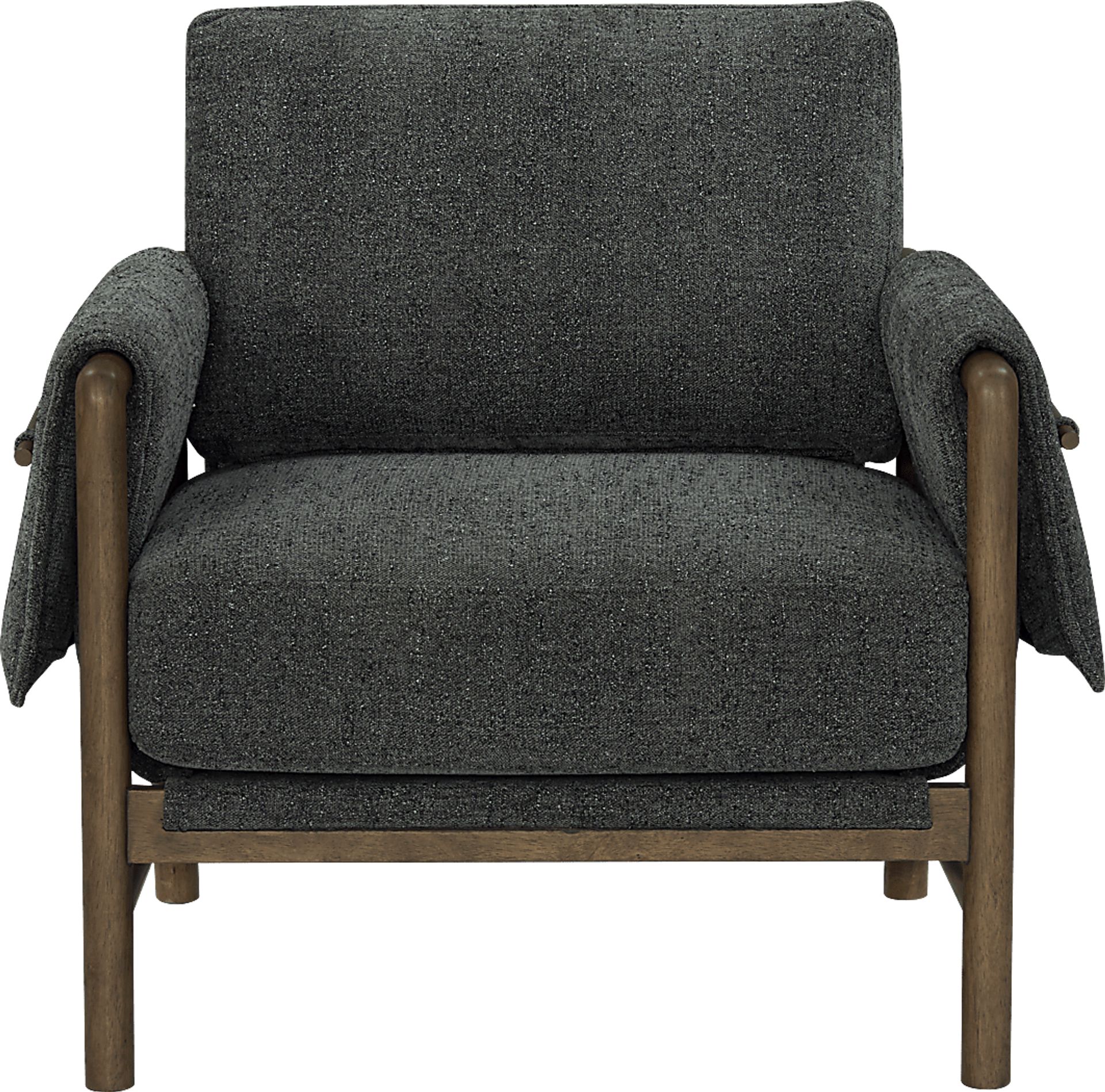 Gilbert Charcoal Accent Chair - Image 2