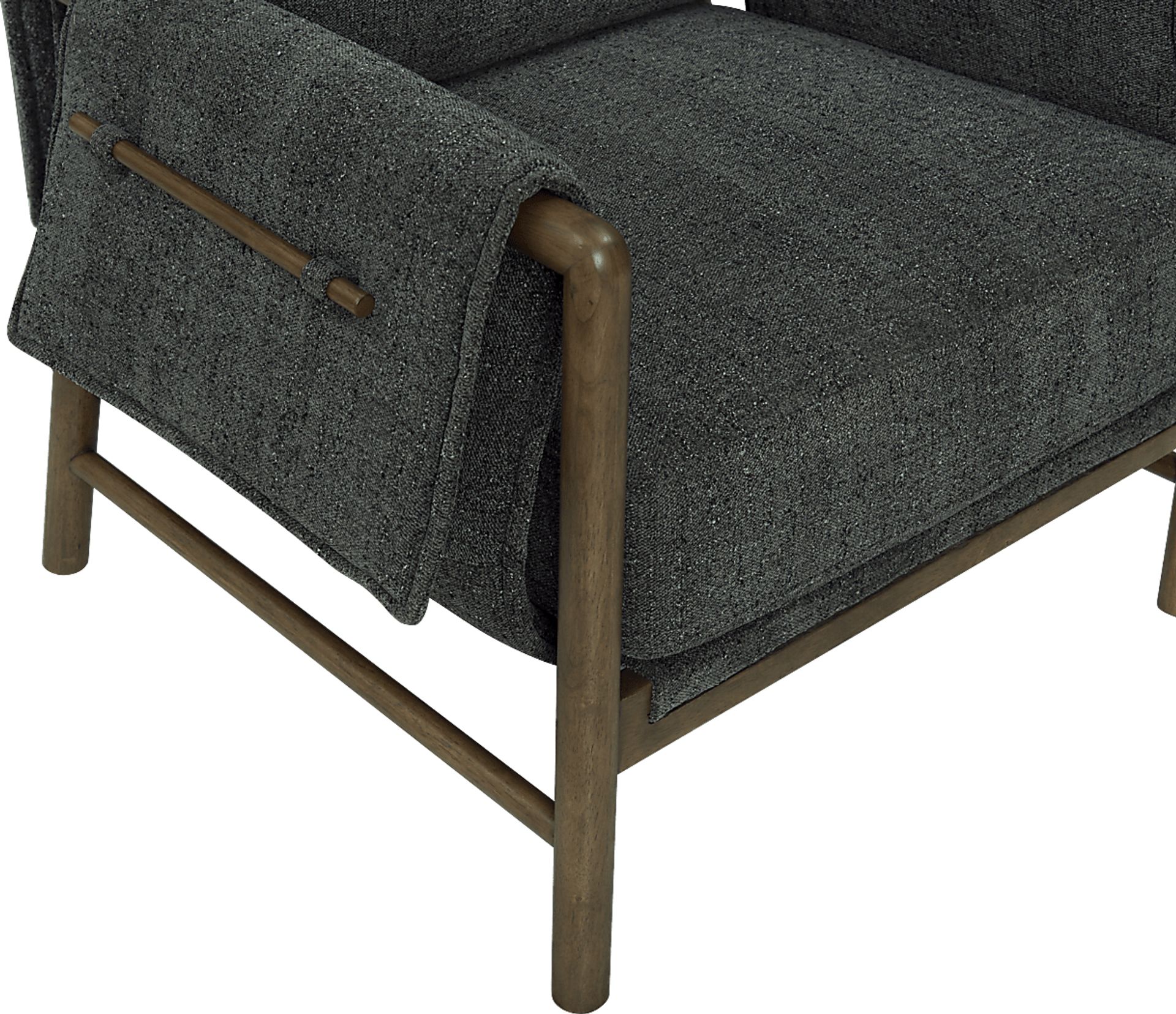 Gilbert Charcoal Accent Chair - Image 3
