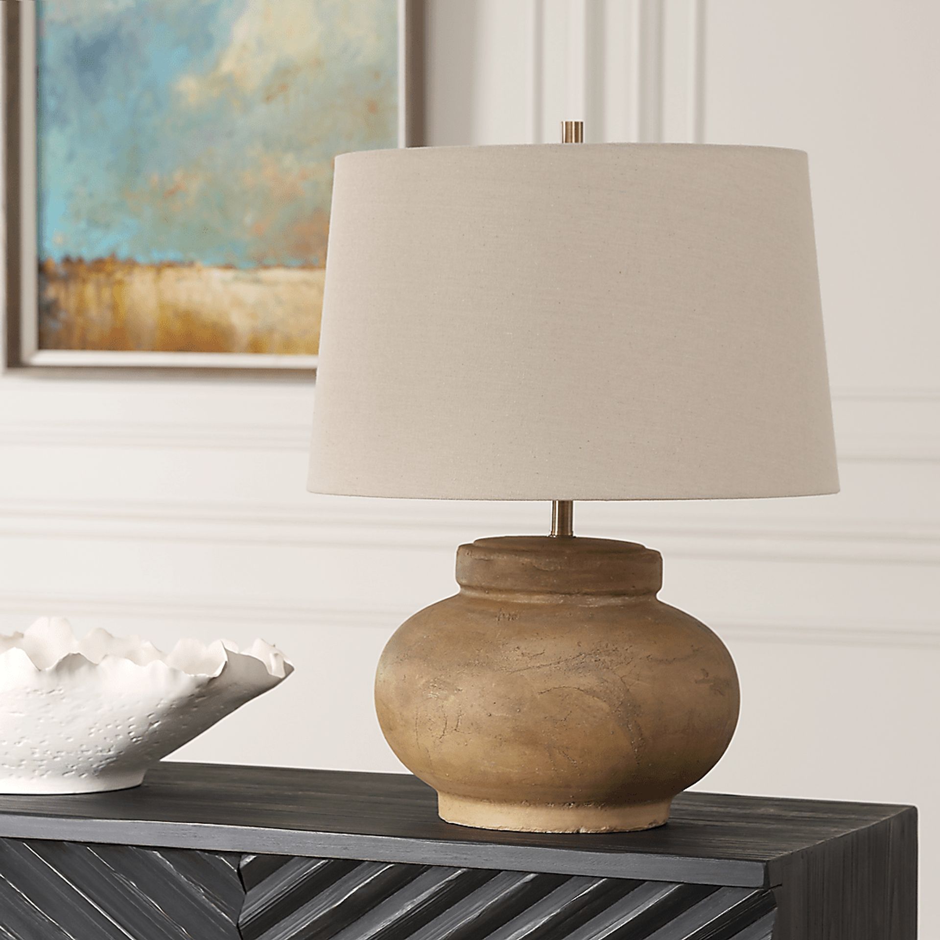 Gilbo Circle Brown Lamp - Image 2