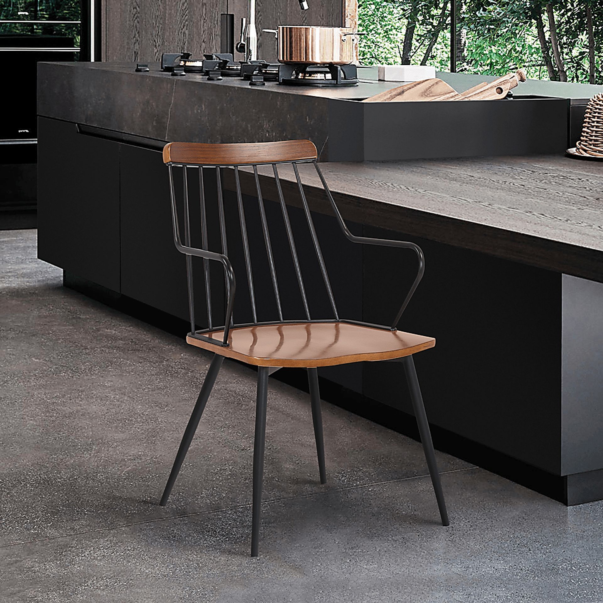 Gileslane Walnut Dining Chair - Image 6