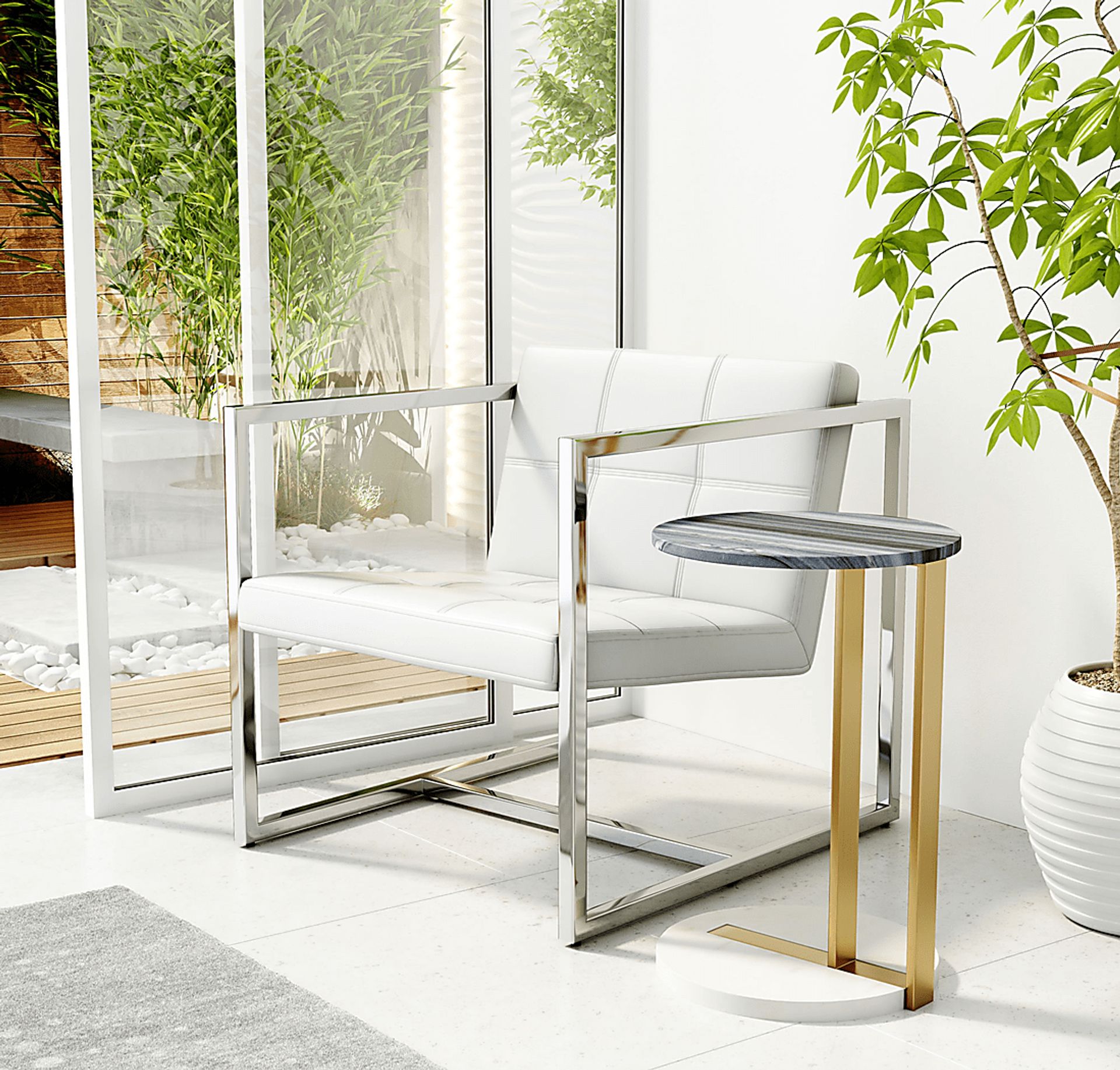 Gilford Gold Accent Table - Image 11