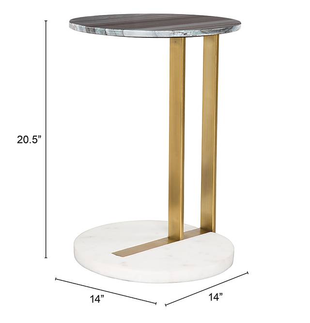 Gilford Gold Accent Table - Thumbnail - Image 12