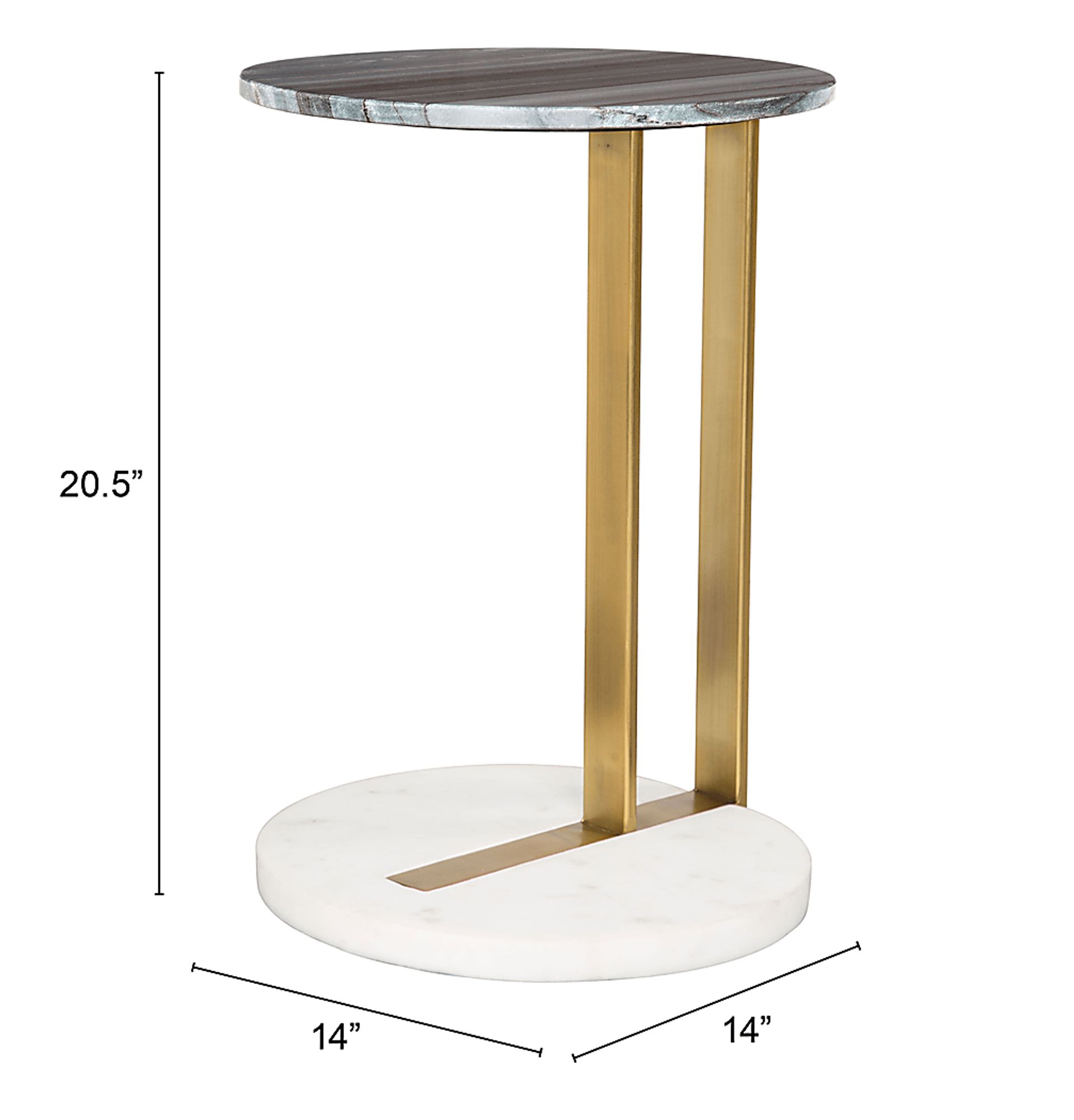 Gilford Gold Accent Table - Image 12