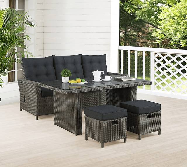 Gilleland Gray 5 Pc Outdoor Dining Set - Thumbnail - Image 18