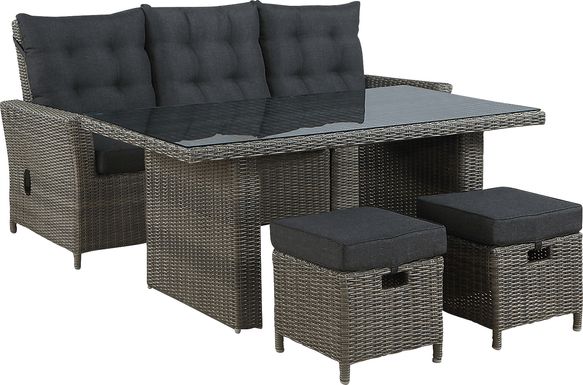 Gilleland Gray 5 Pc Outdoor Dining Set