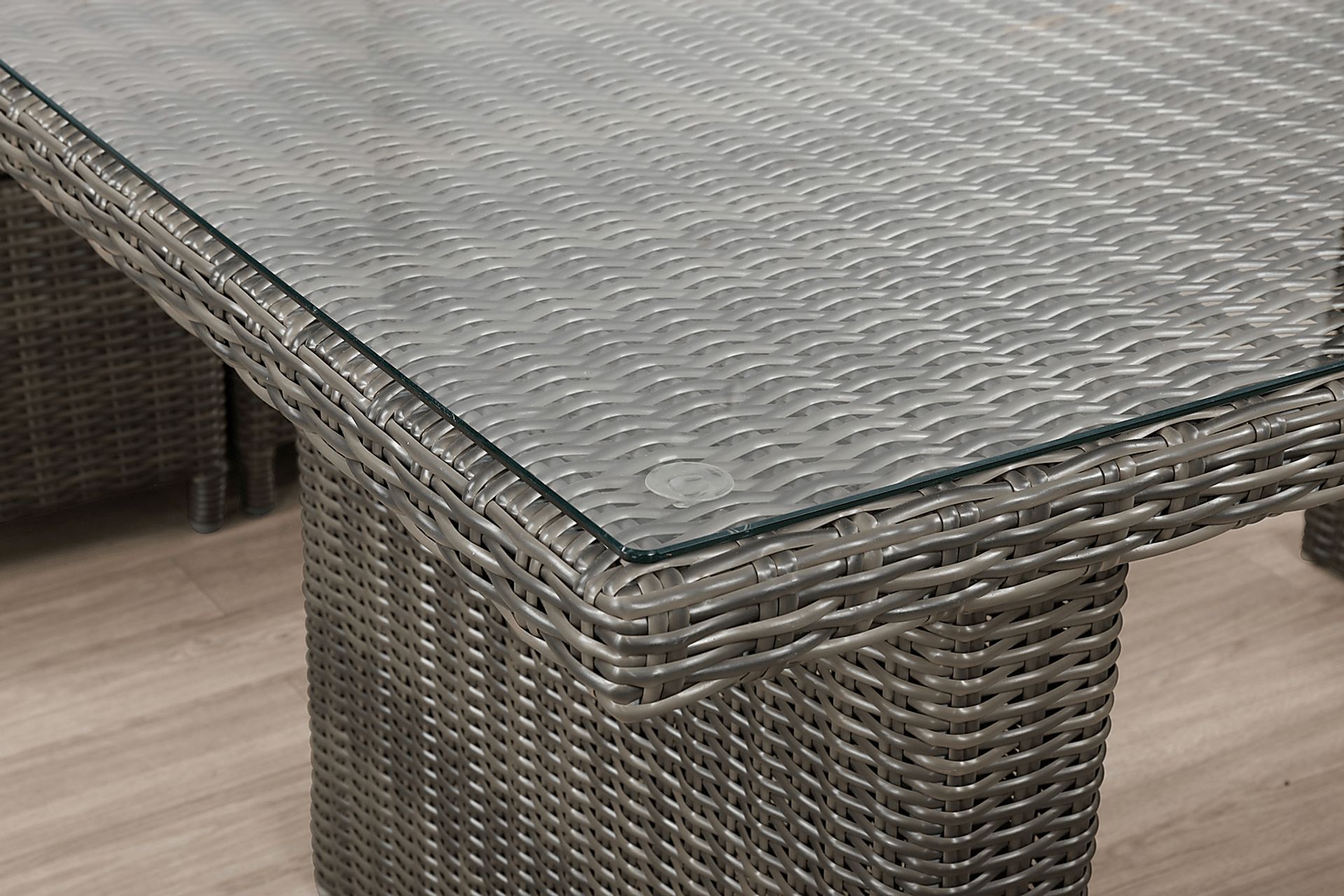 Gilleland Gray Outdoor Cocktail Table - Image 4