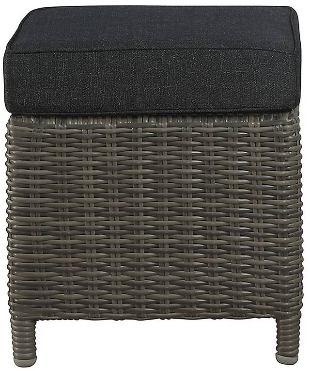 Gilleland Gray Outdoor Ottoman, Set of 2 - Thumbnail - Image 4