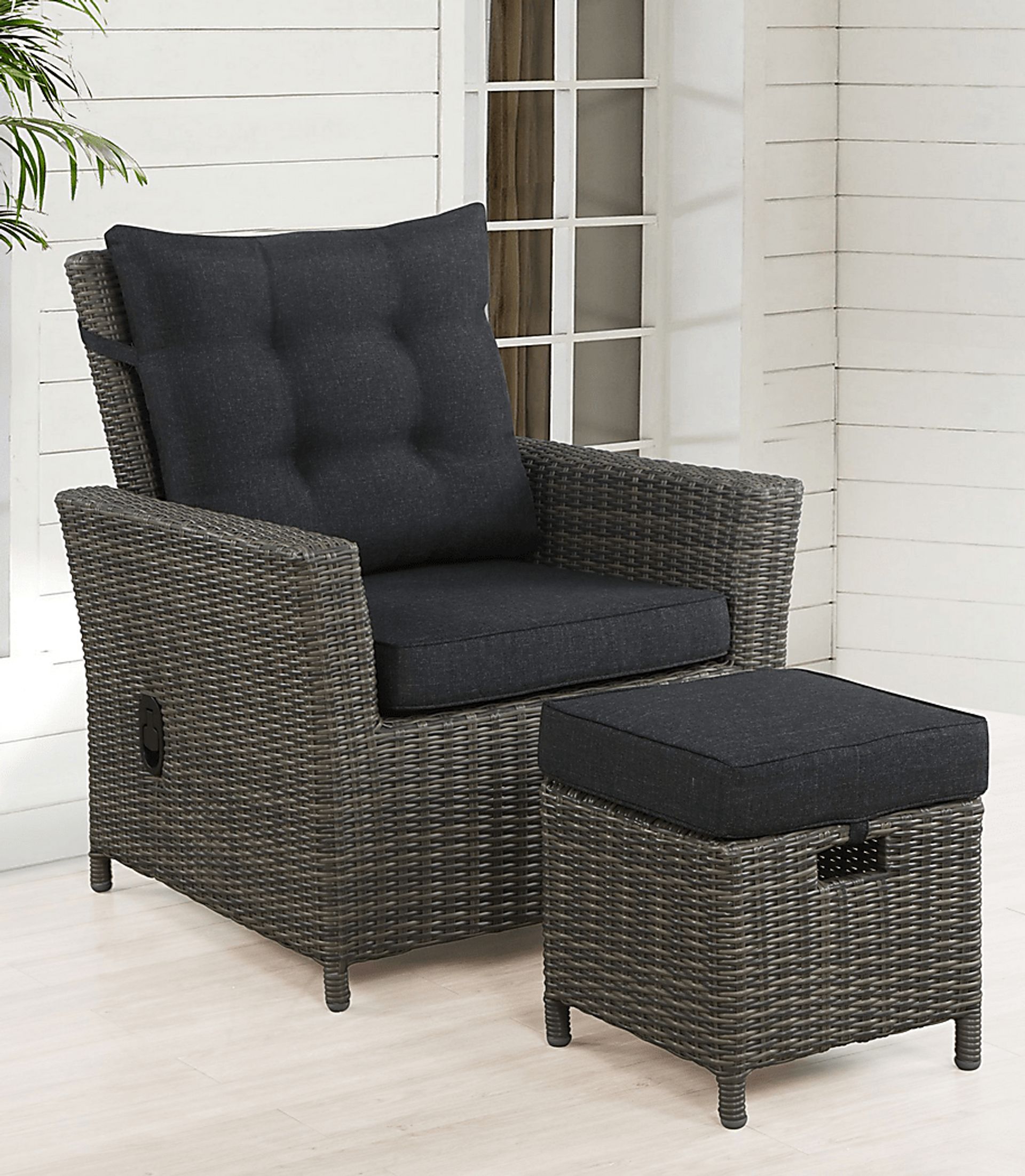 Gilleland Gray Outdoor Ottoman, Set of 2 - Image 6