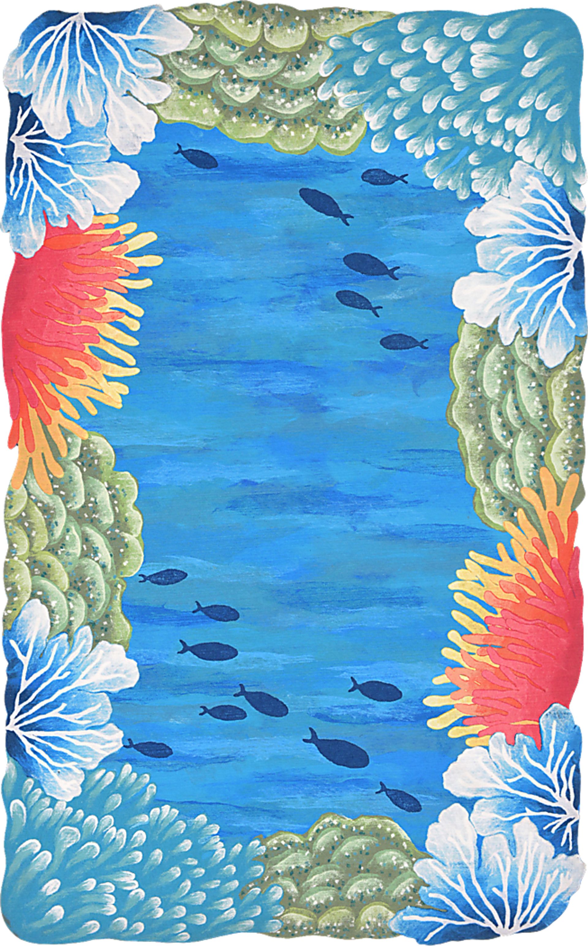 Gillford Blue 8' x 10' Indoor/Outdoor Rug - Image 1