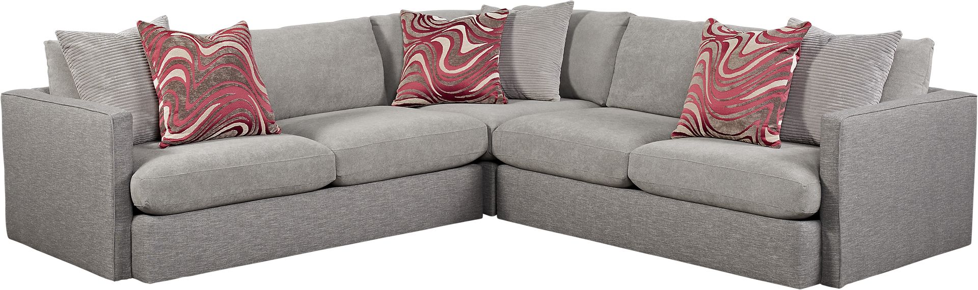 Gillian Gray 3 Pc Sectional - Image 1