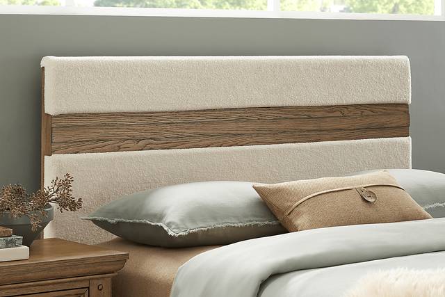 Gillon Ferry Beige 5 Pc Queen Upholstered Bedroom - Thumbnail - Image 3