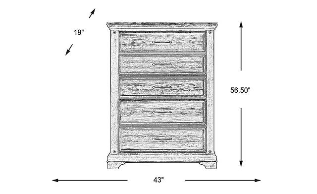 Dimension Image. Please refer to the Dimension Tab on this page for dimension details.