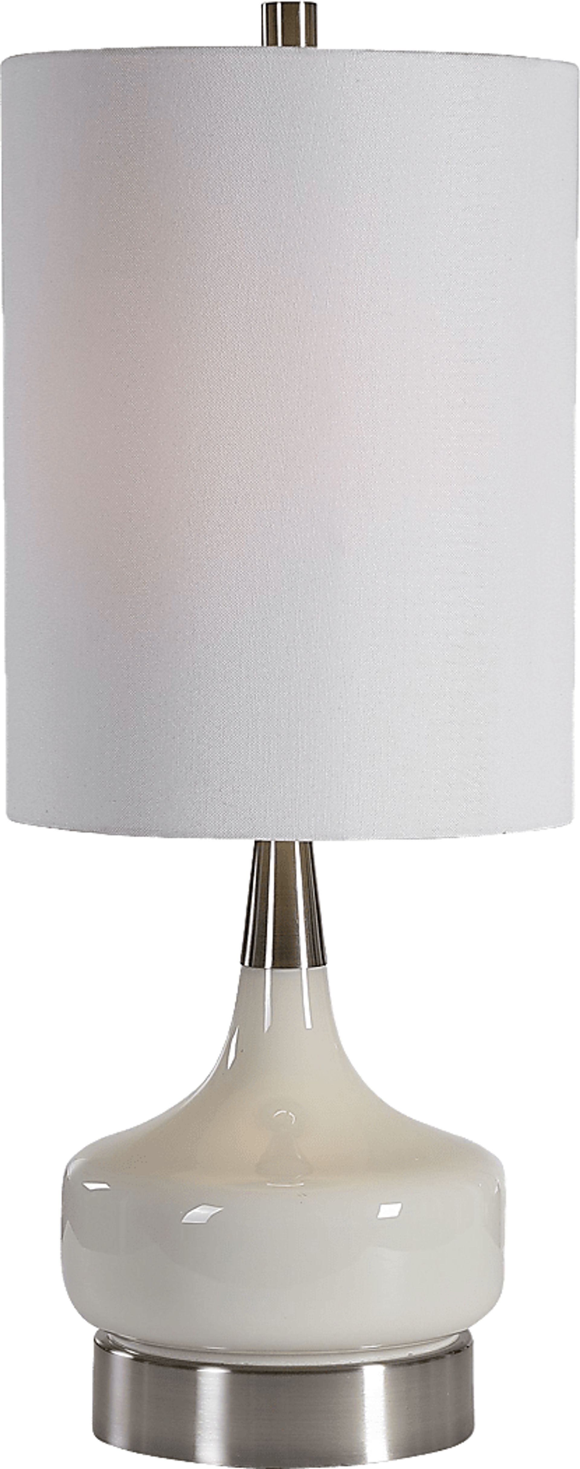 Gilroy Circle White Lamp - Image 1