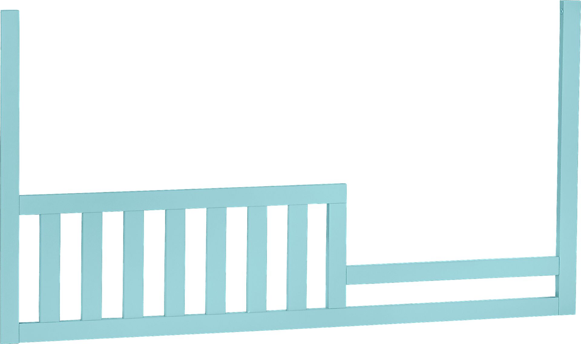 Gilroy Mint Convertible Crib with Toddler Rail - Image 6