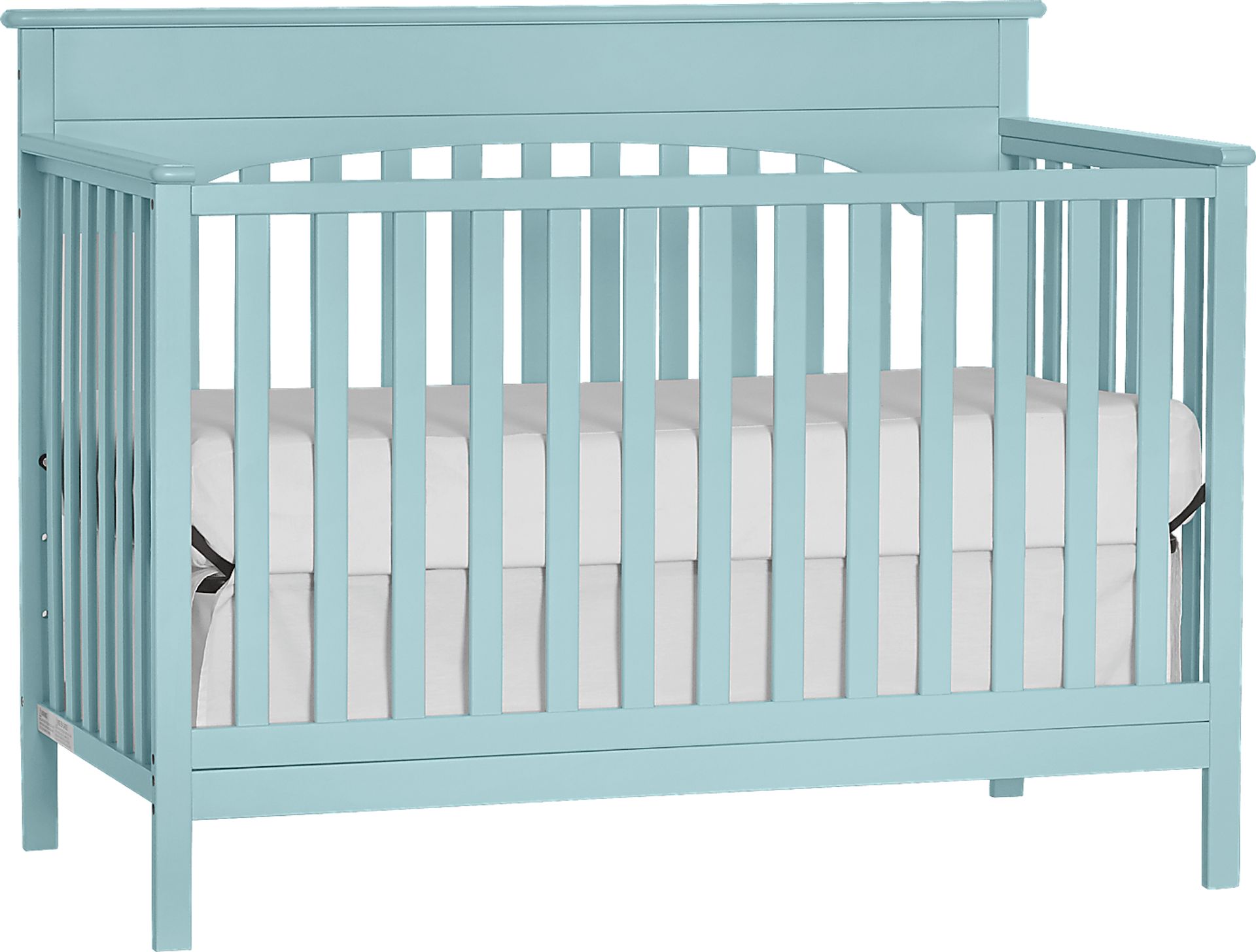 Gilroy Mint Convertible Crib with Toddler Rail - Image 1