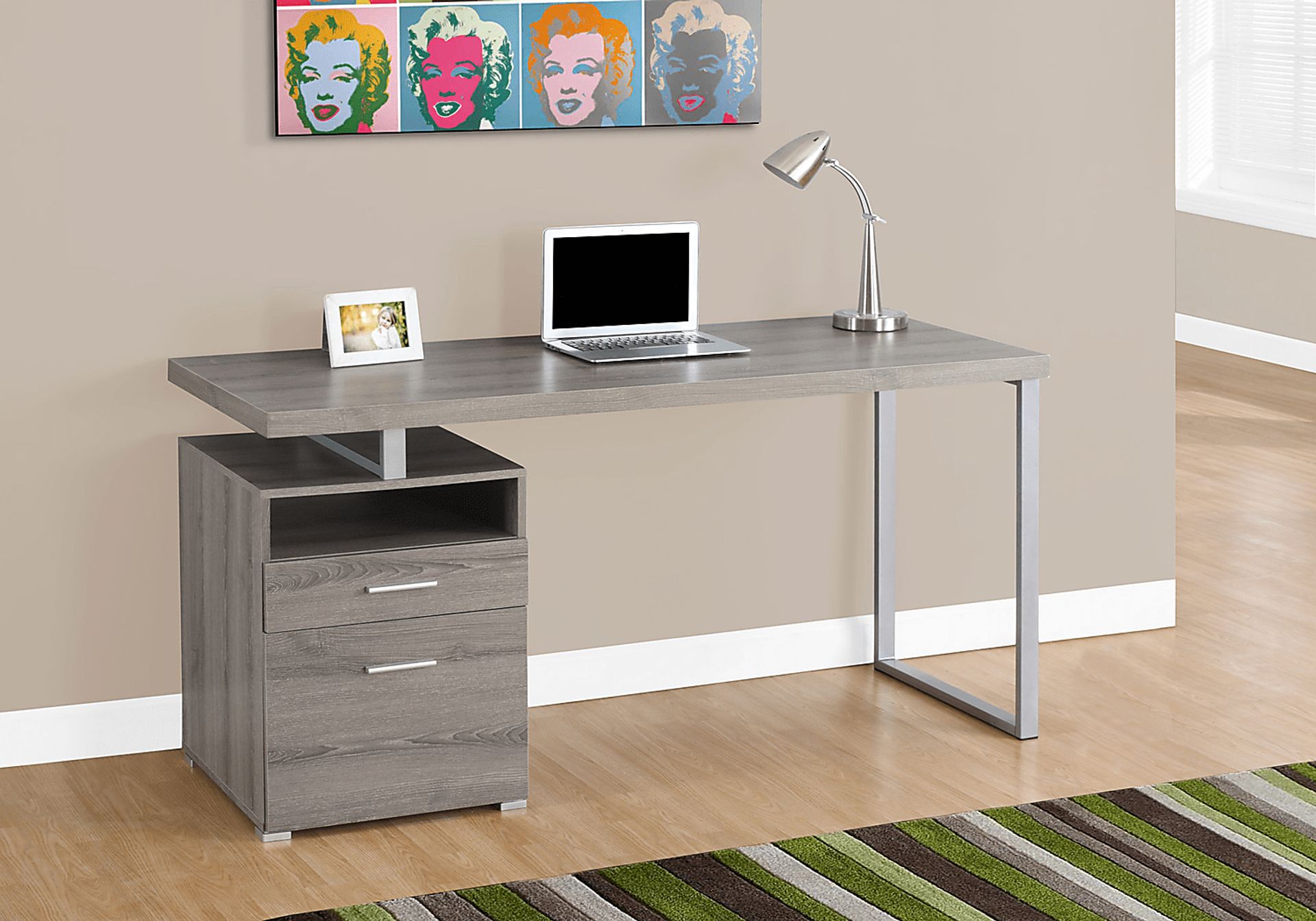 Gilsan Taupe Desk - Image 3