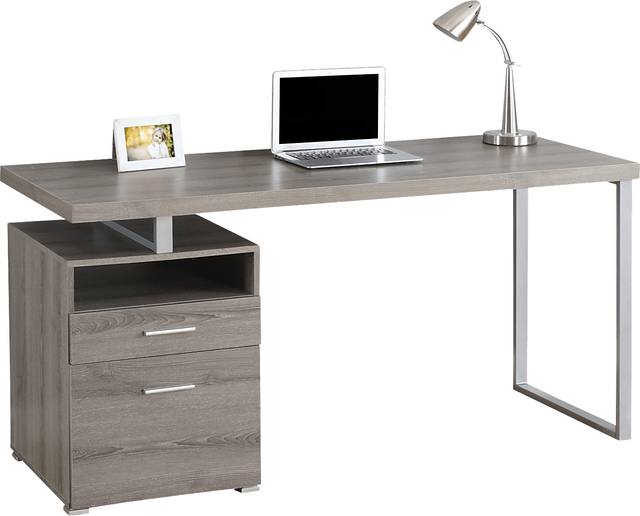 Gilsan Taupe Desk - Thumbnail - Image 1