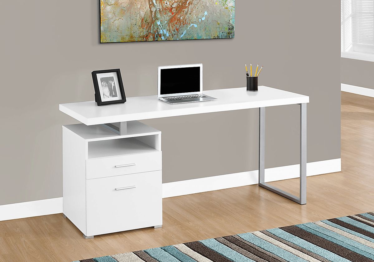 Gilsan White Colors,White Desk | Rooms to Go