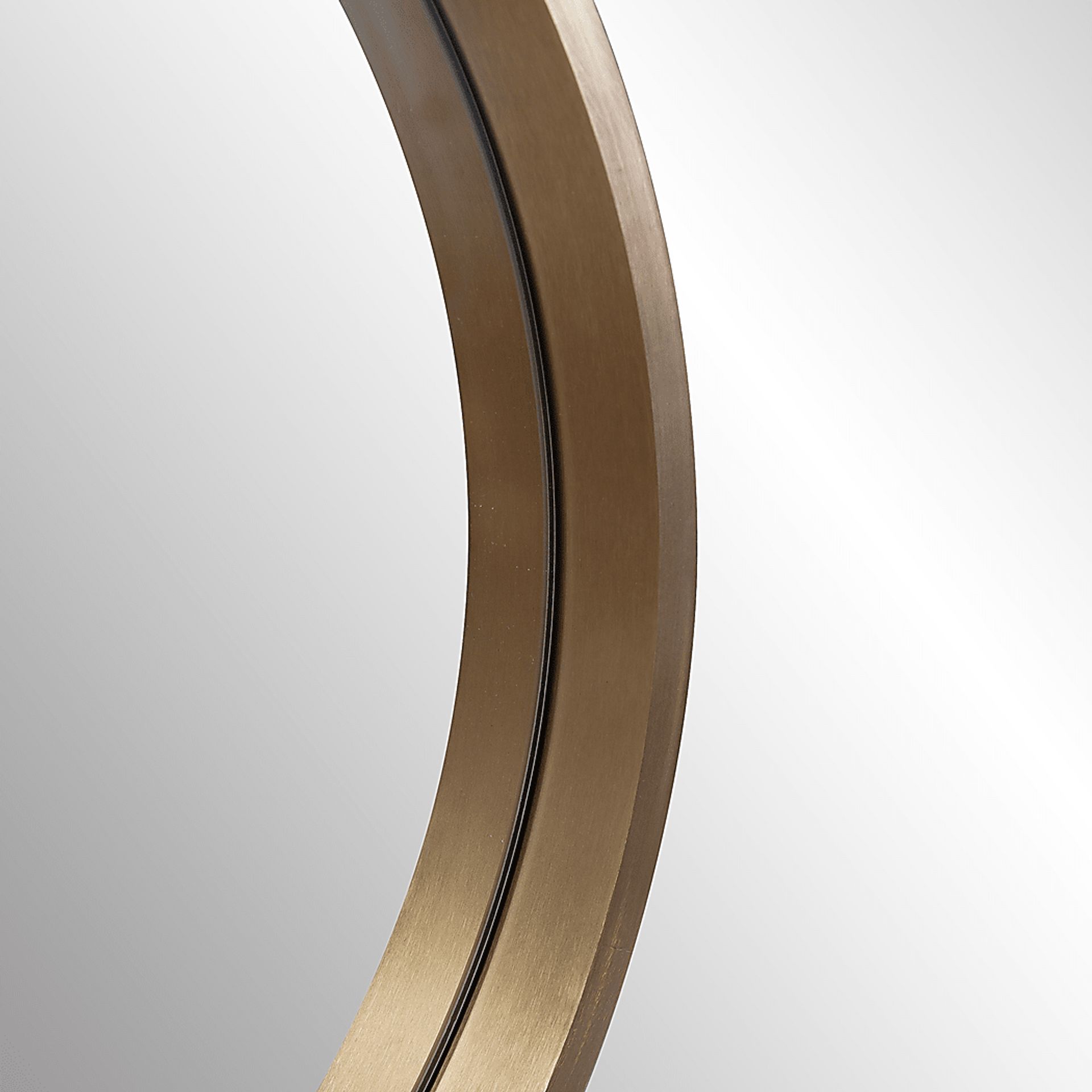 Gilsey Silver Round Mirror - Image 3