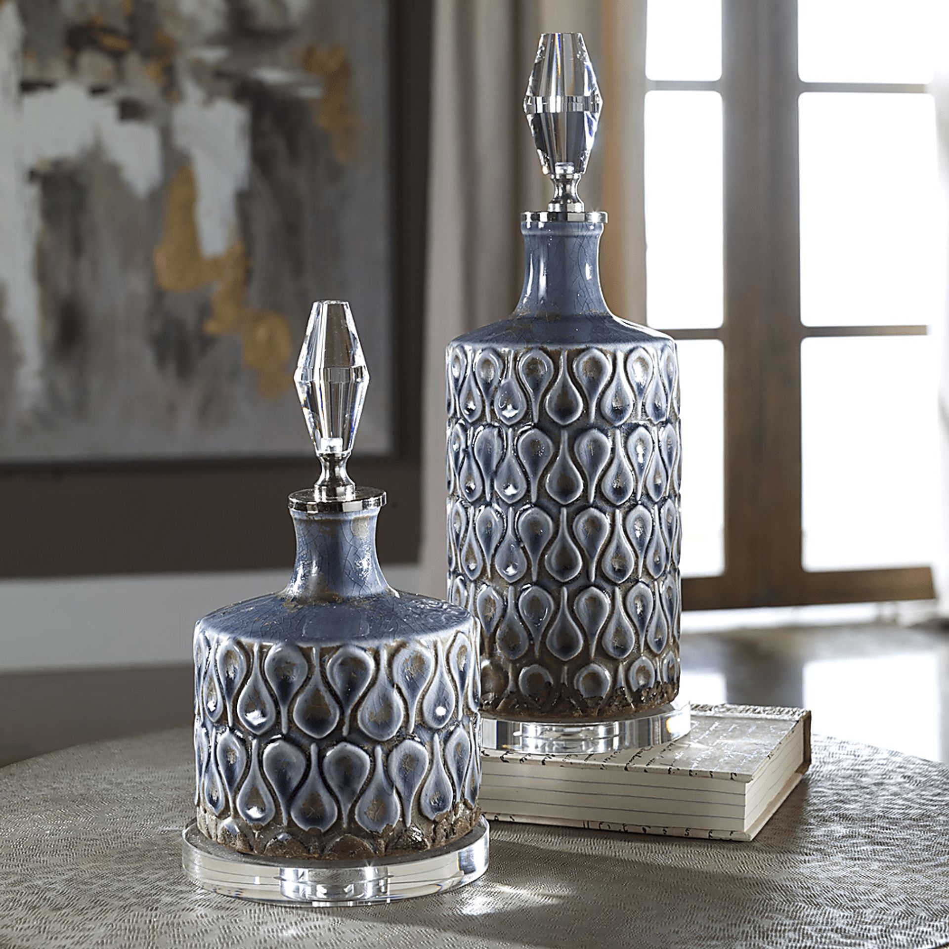 Gimon Blue Bottle, Set of 2 - Image 2