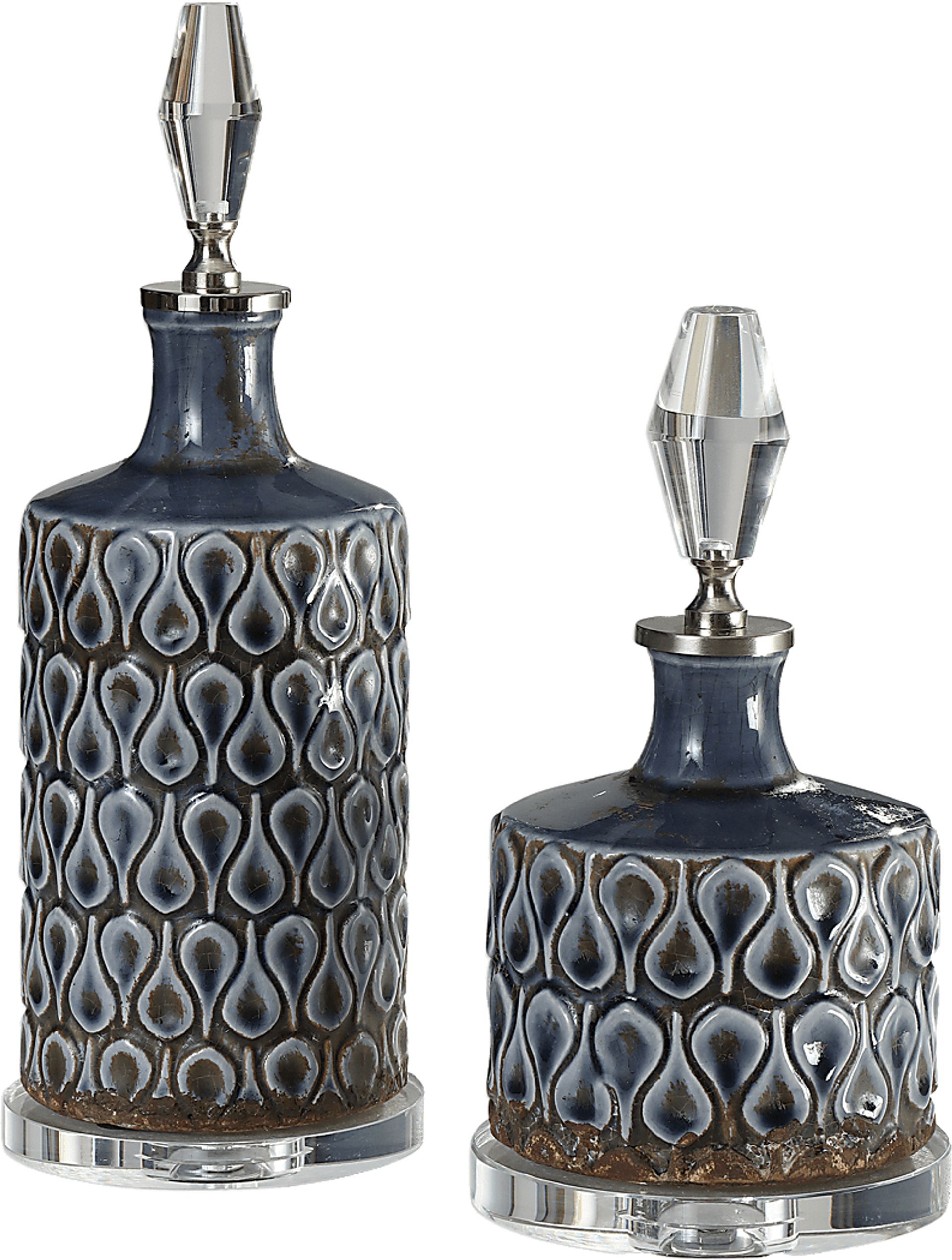 Gimon Blue Bottle, Set of 2 - Image 1