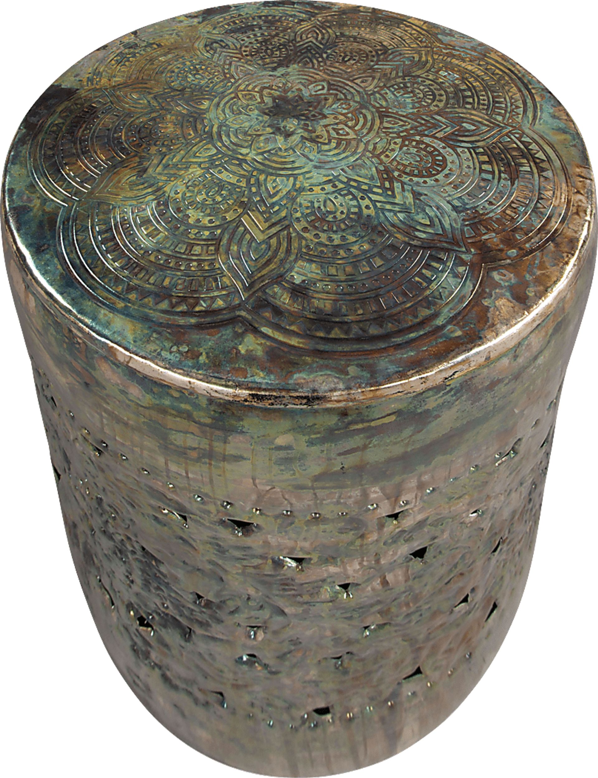 Ginami Silver End Table - Image 4