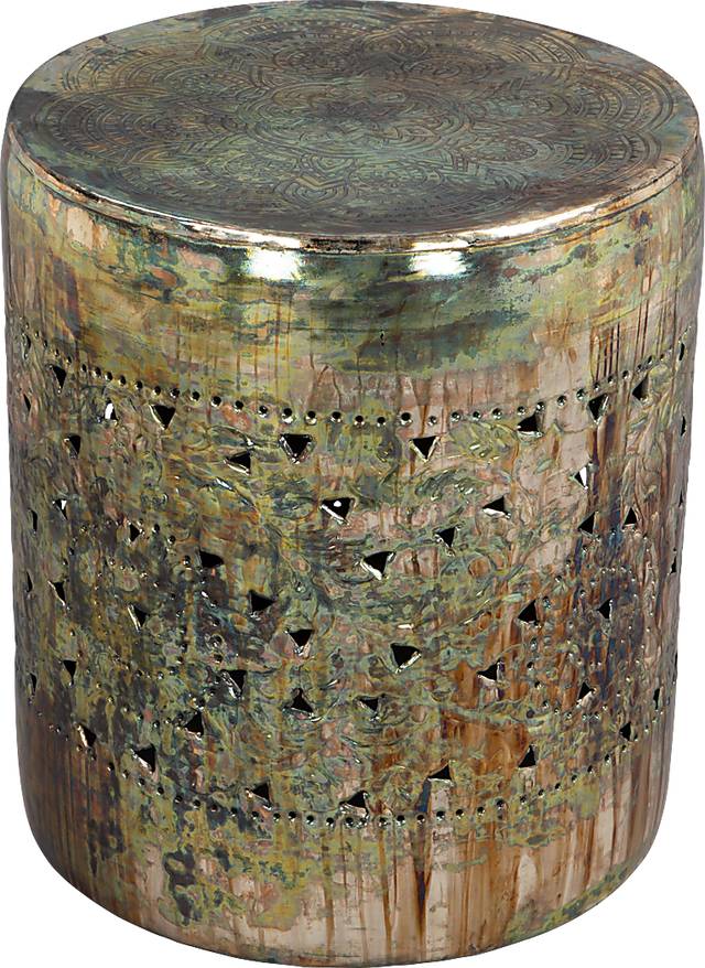 Ginami Silver End Table - Thumbnail - Image 1