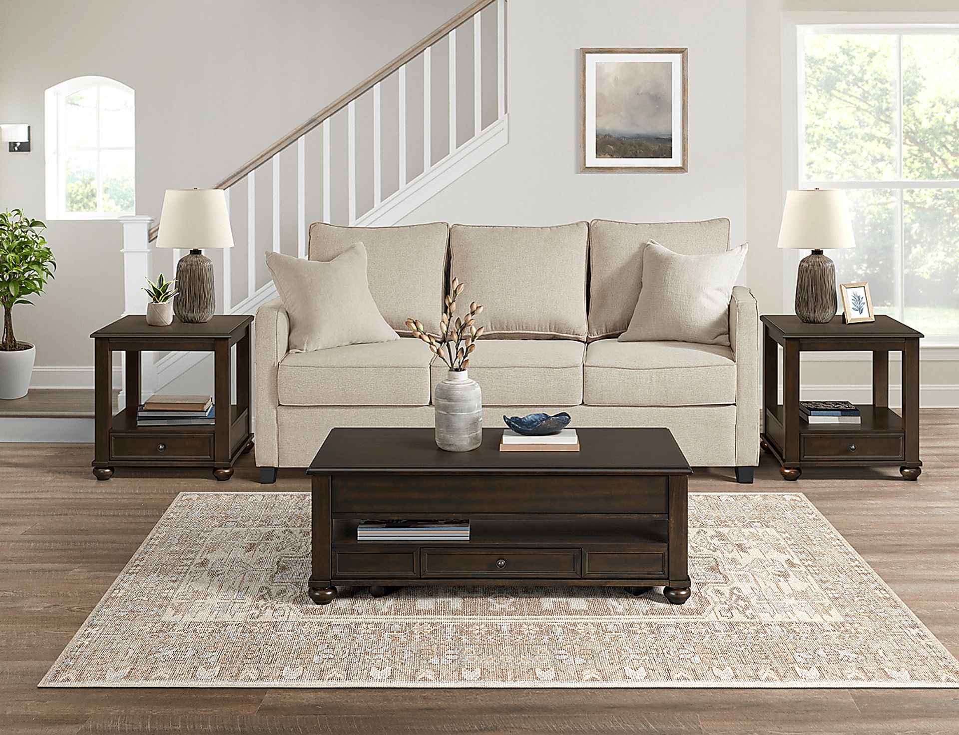 Ginebra Brown End Table - Image 2