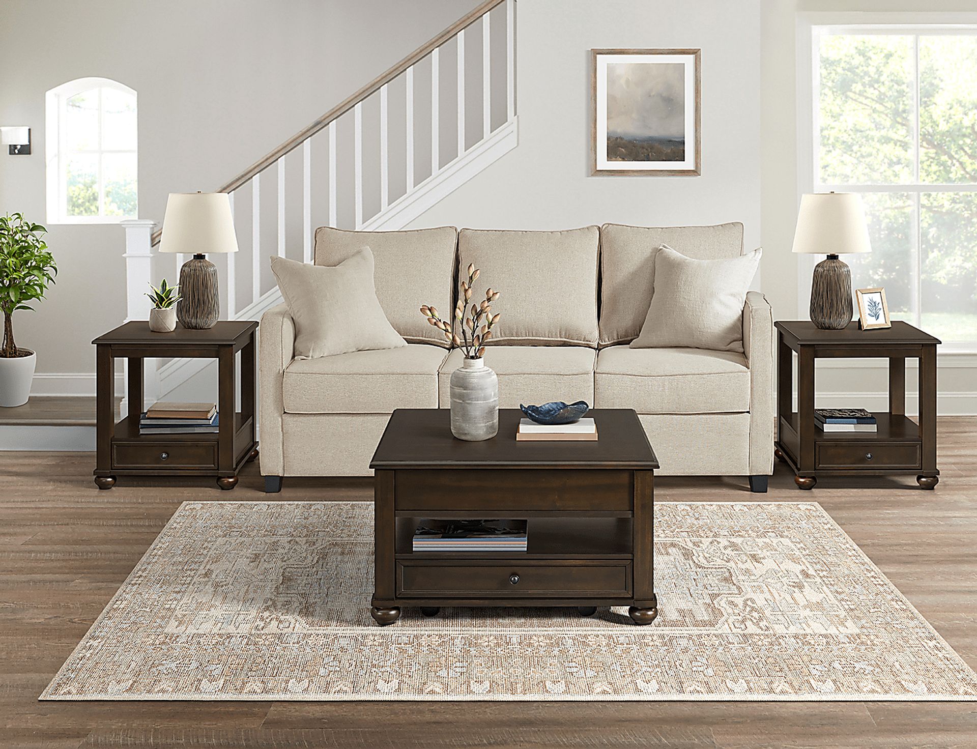 Ginebra Brown End Table - Image 3