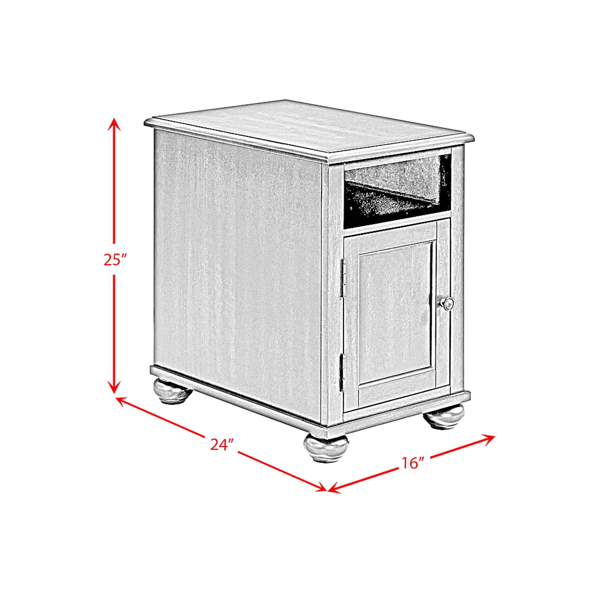 Ginebra Brown End Table - Image 3