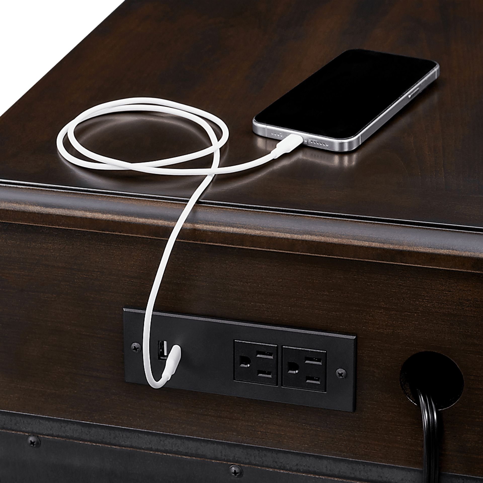 Ginebra Brown End Table - Image 4