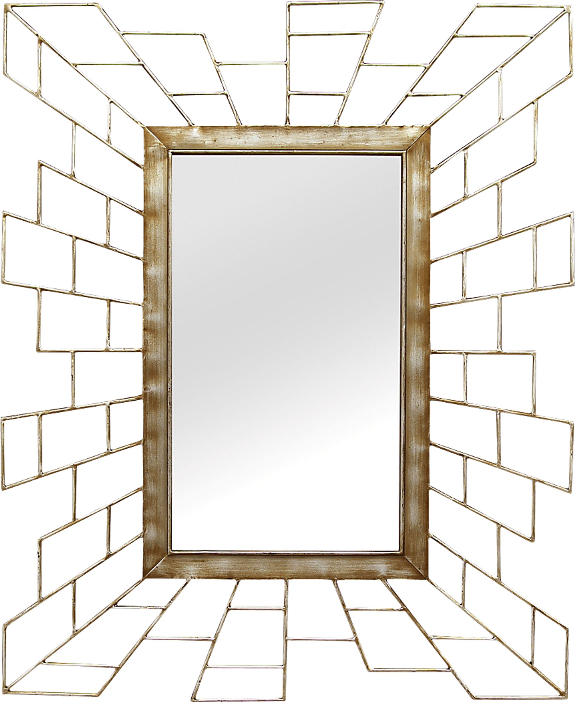 Ginevra Gold Mirror - Image 1