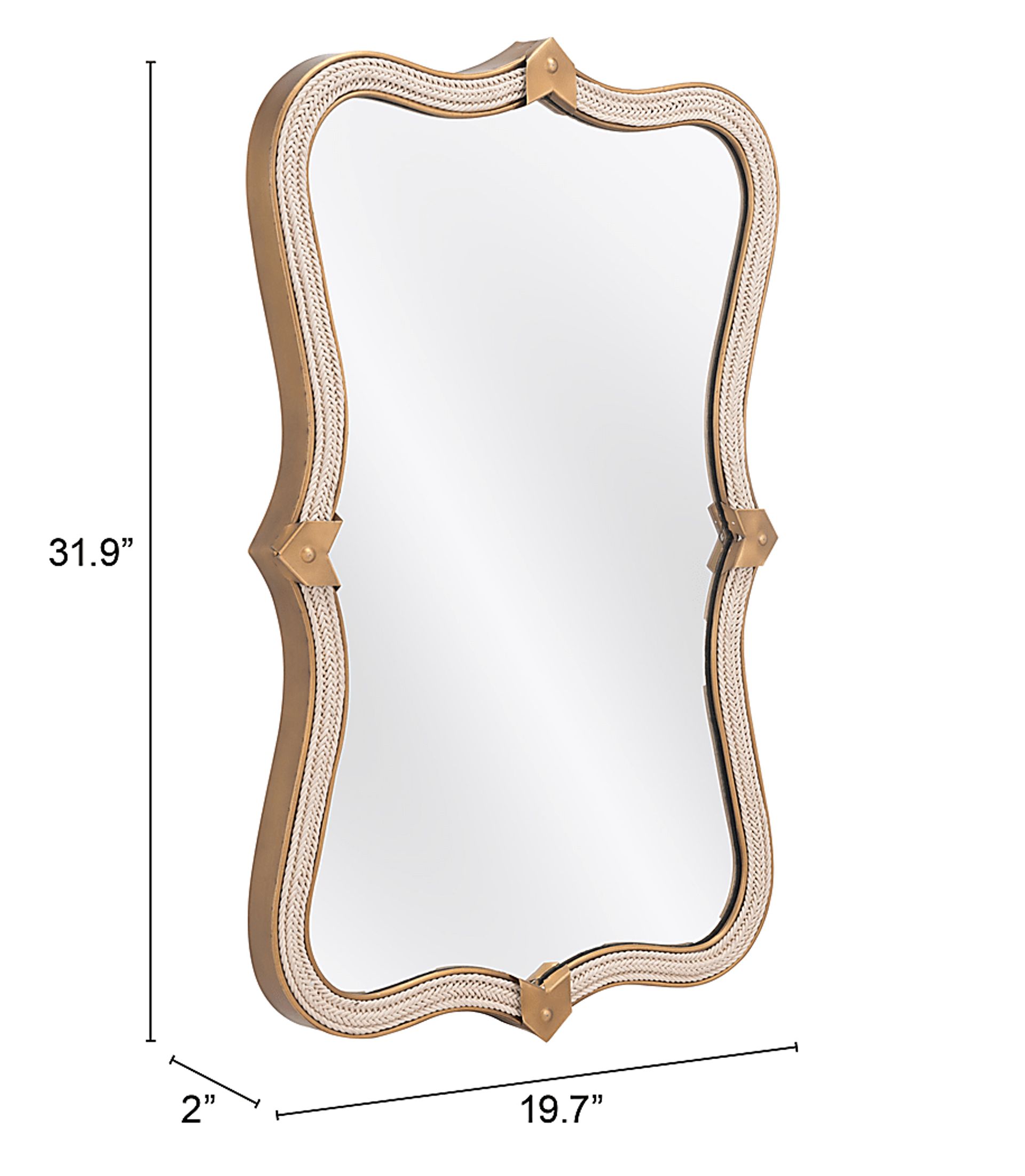Gingerbrie Gold Mirror - Image 5