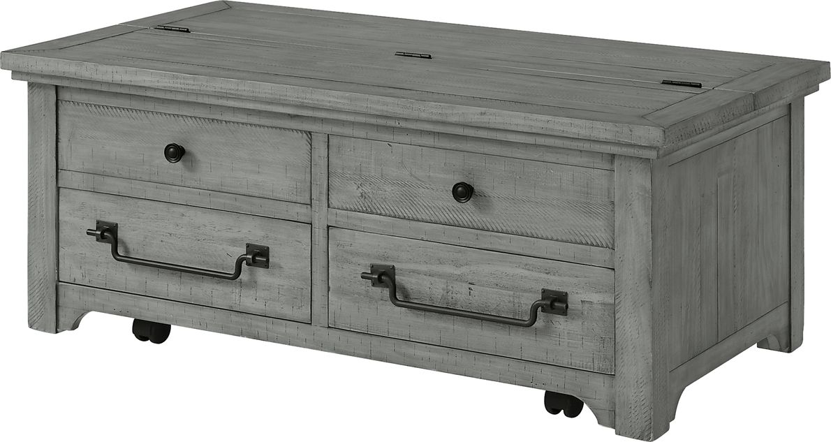 Riverside - 38703 - Steamer Trunk Lift Top Coffee Table-38703