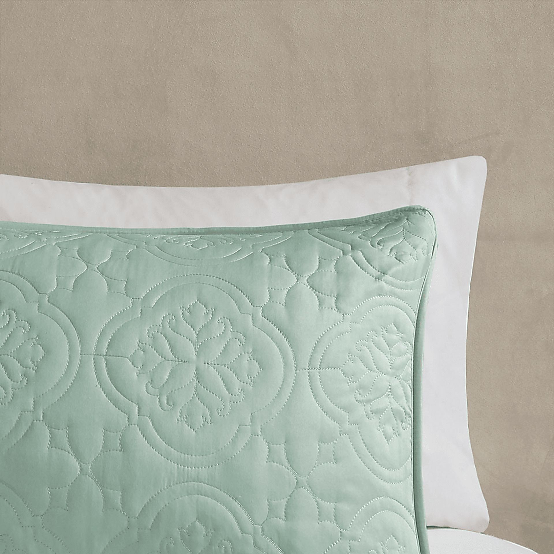 Gingerish Seafoam 3 Pc Full/Queen Bedspread - Image 5
