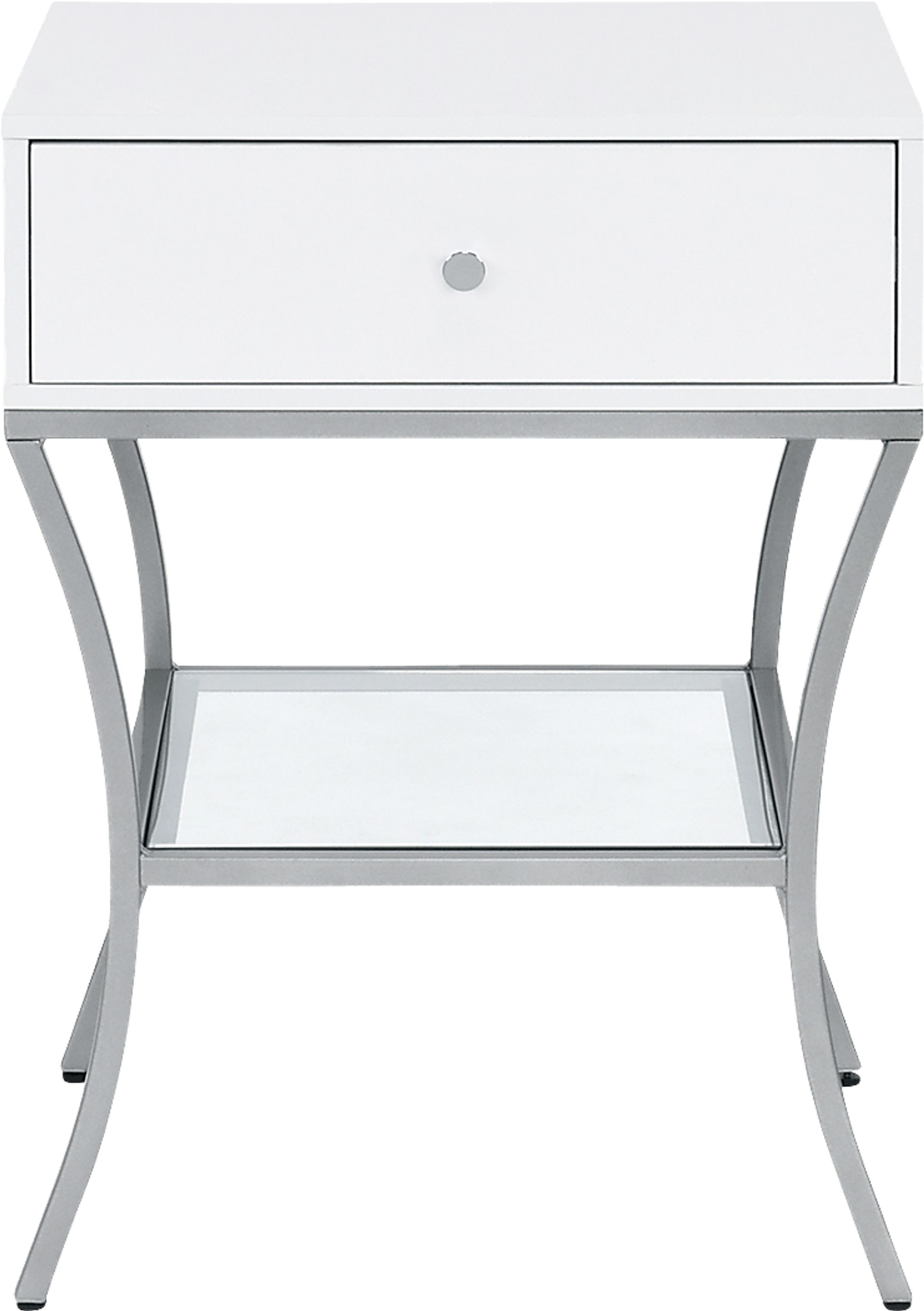 Gingerspice White End Table - Image 3