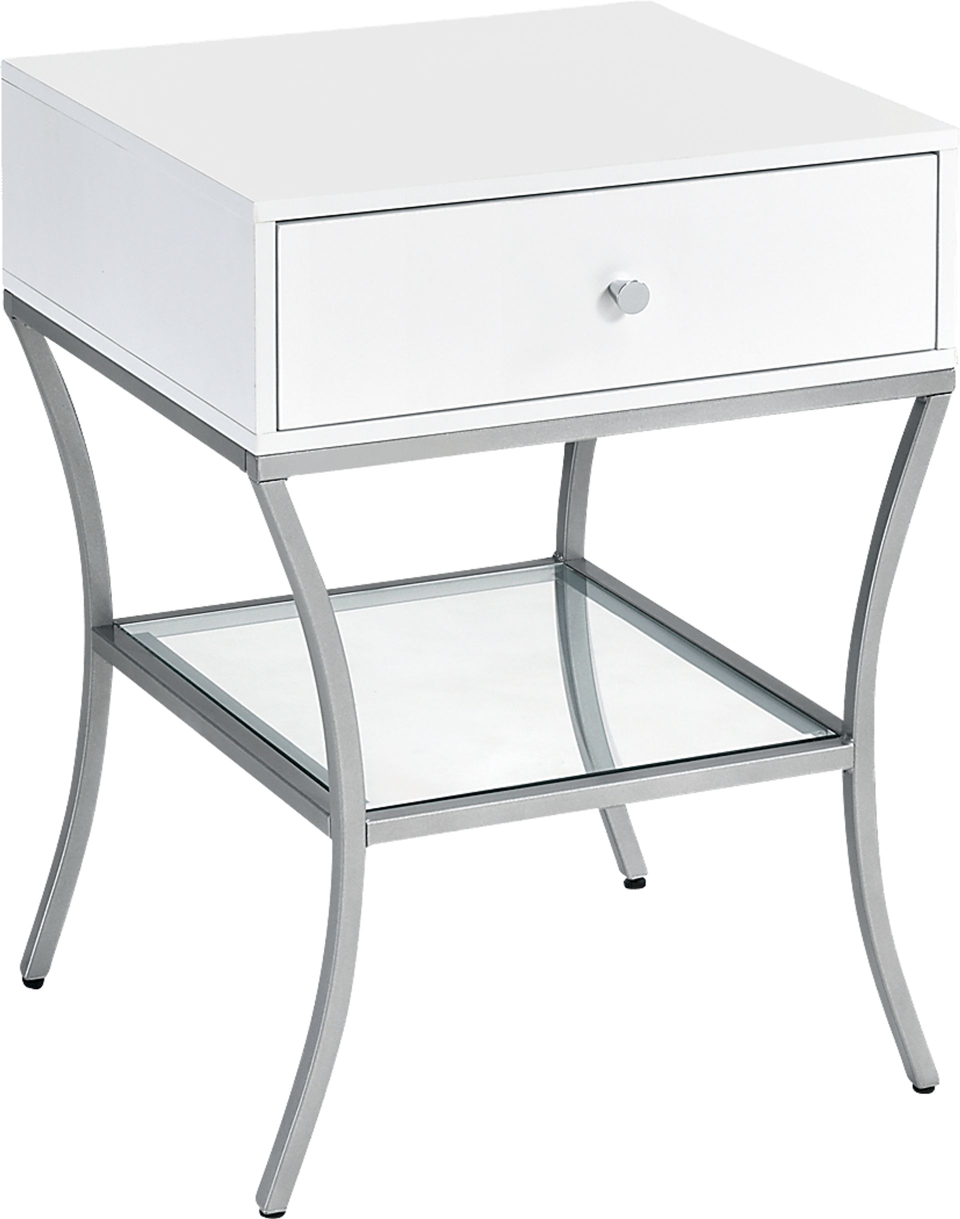 Gingerspice White End Table - Image 1