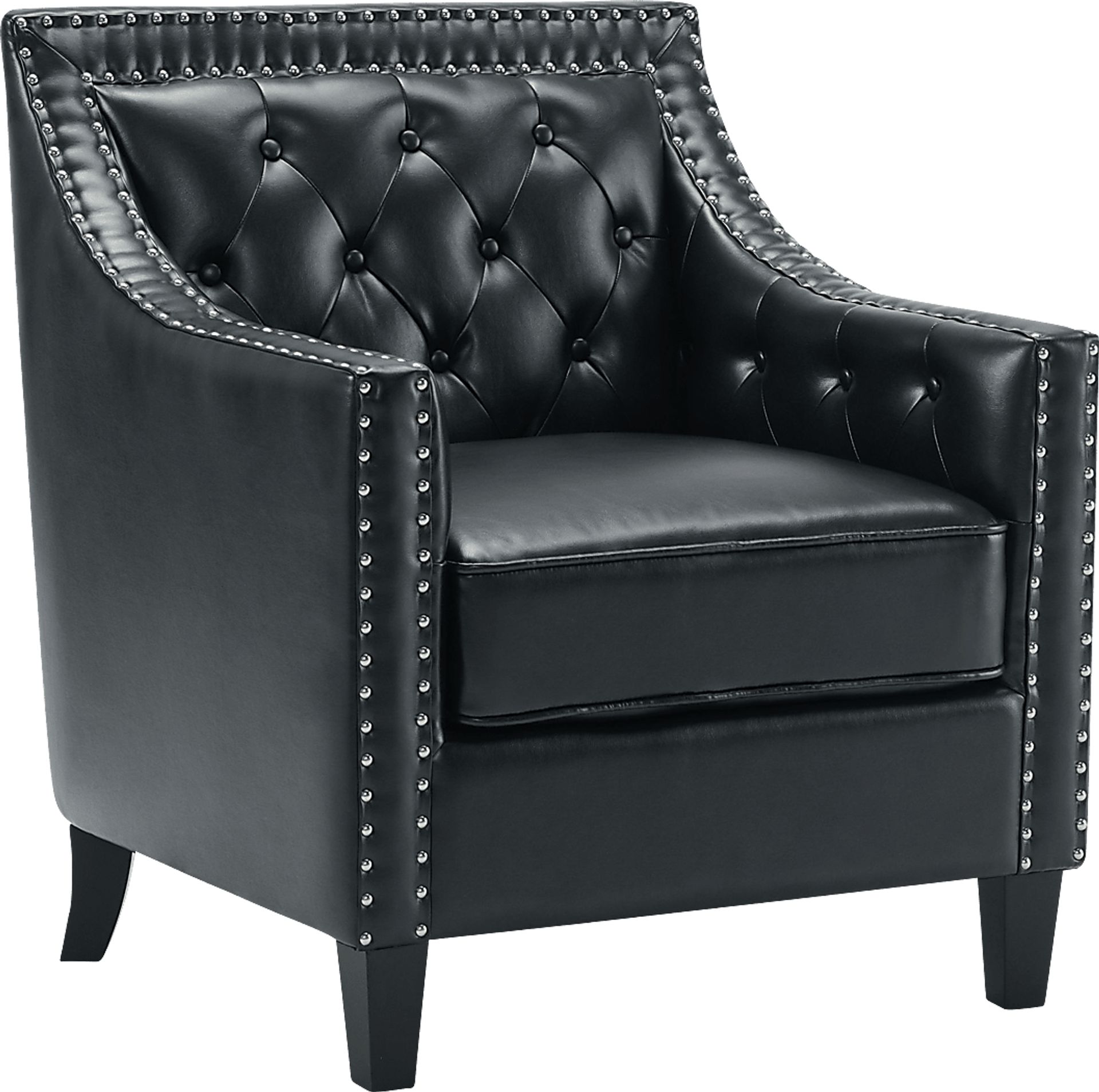 Ginnbrooke Black Accent Chair - Image 1