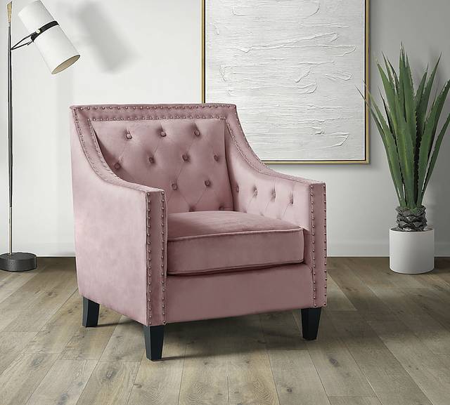 Ginnbrooke Blush Accent Chair - Thumbnail - Image 2