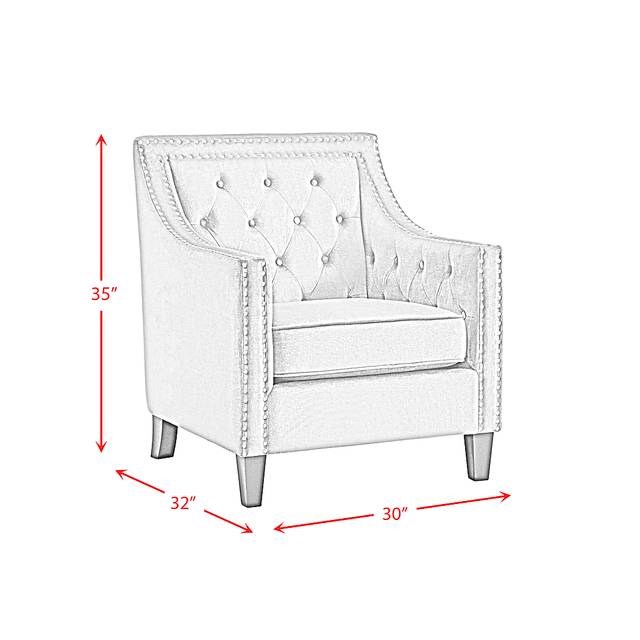 Ginnbrooke Blush Accent Chair - Thumbnail - Image 5