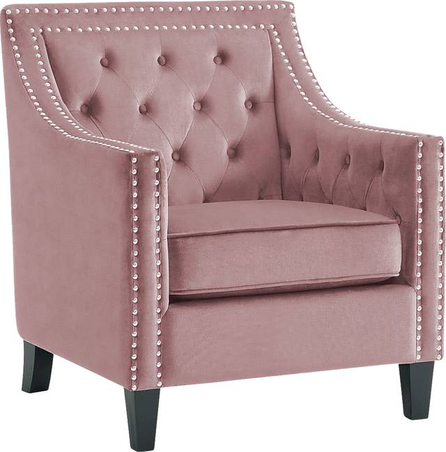 Ginnbrooke Blush Accent Chair - Thumbnail - Image 1